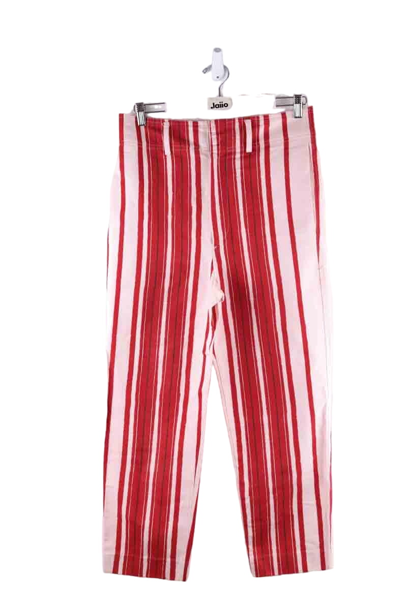 Wide cotton trousers  ISABEL MARANT - Seconde Main Red