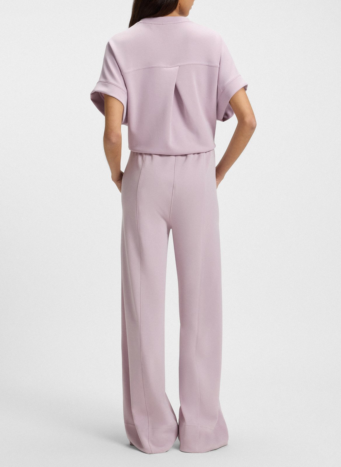 Pantalon large BOSS Violet