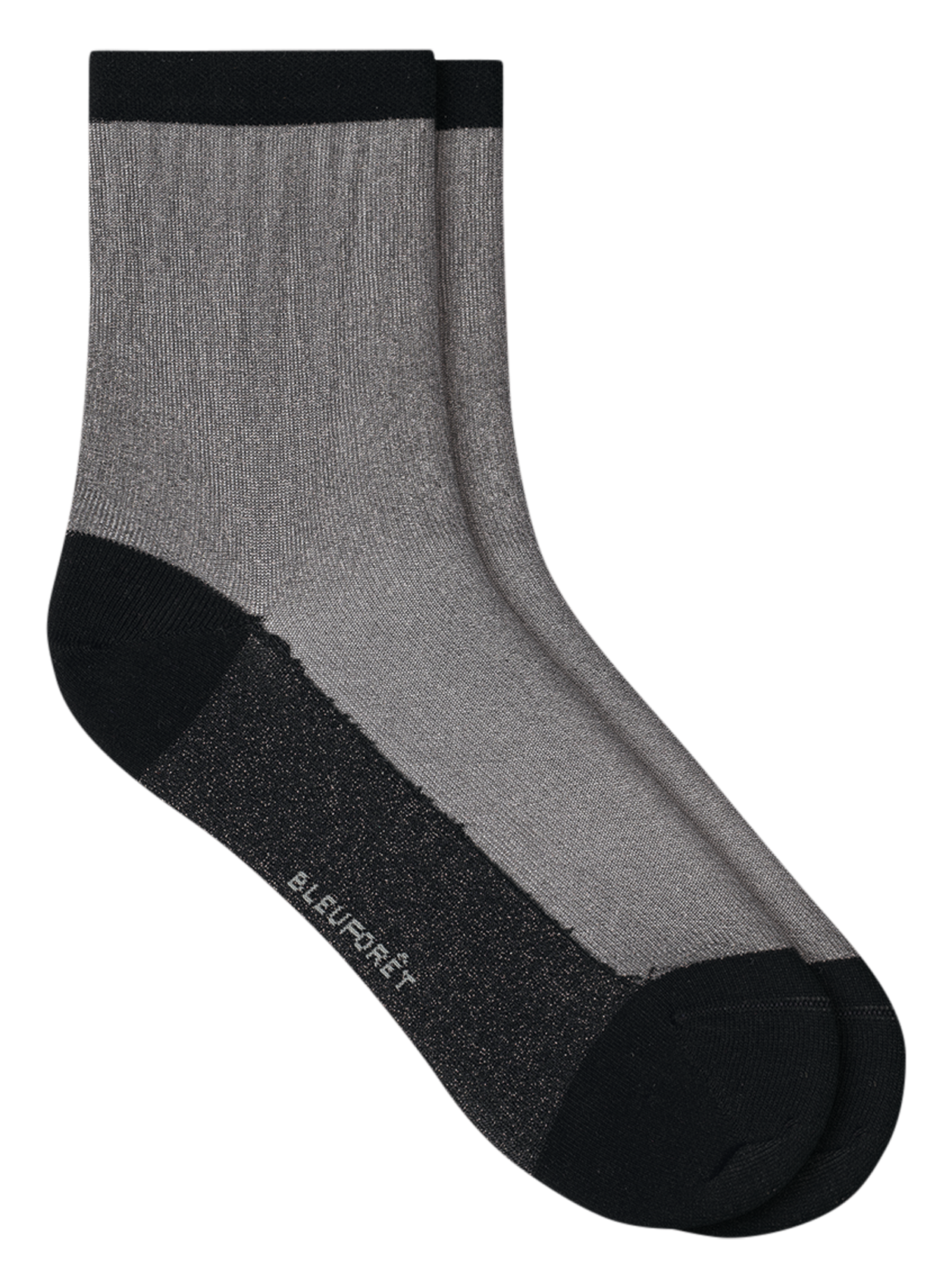Low metallic socks BLEUFORET Black