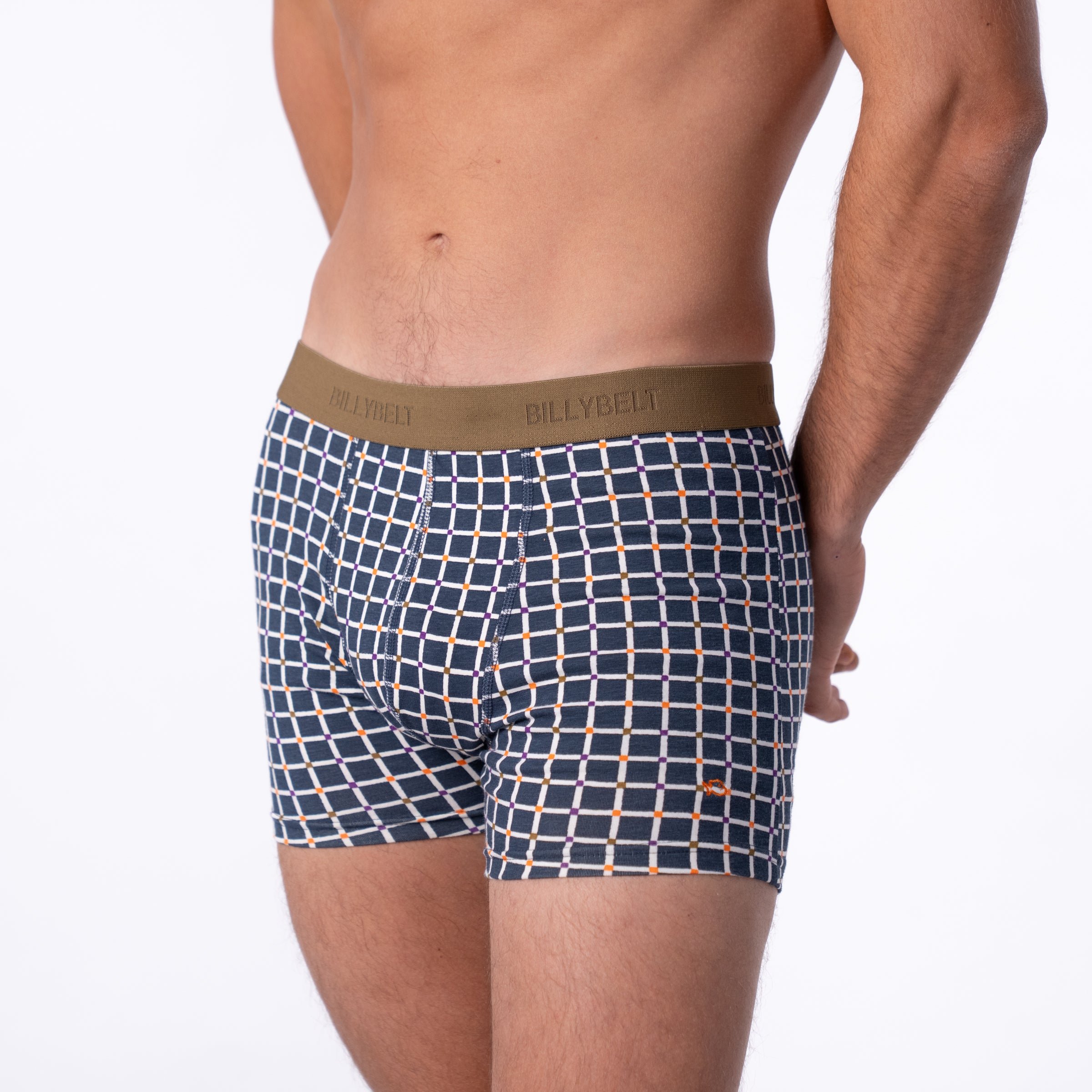 Organic cotton boxers BILLYBELT Blue