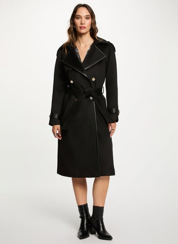Manteau drot boutonné GSAFA MORGAN volet - Manteau Femme Morgan Manteau drot boutonné GSAFA MORGAN volet - Manteau Femme Morgan