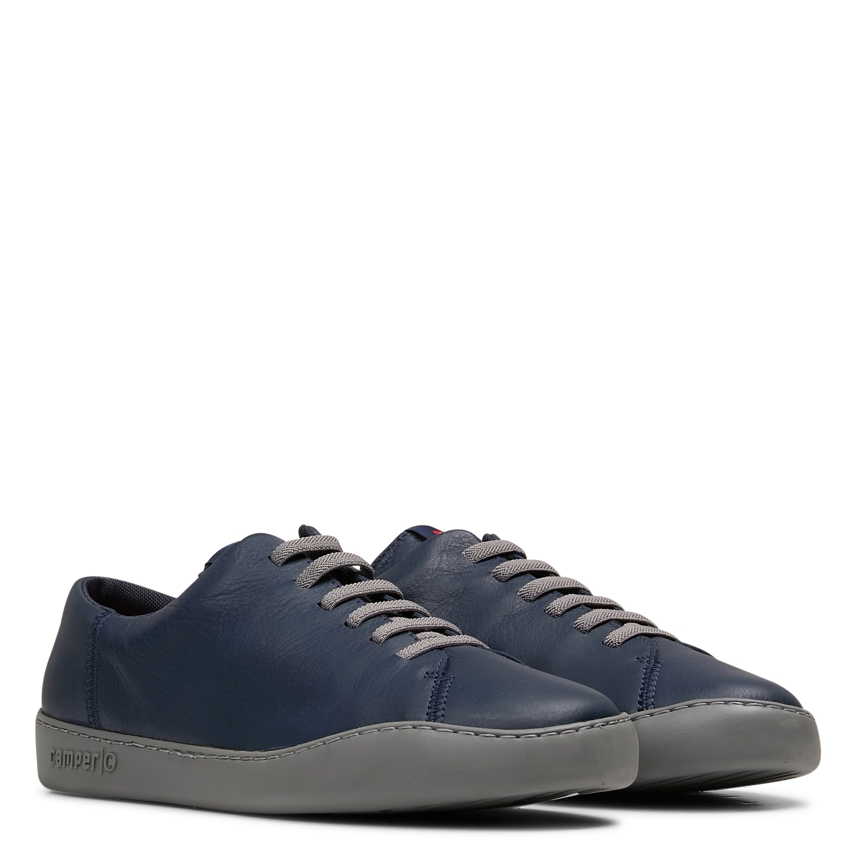 Baskets basses plates en cuir CAMPER Bleu