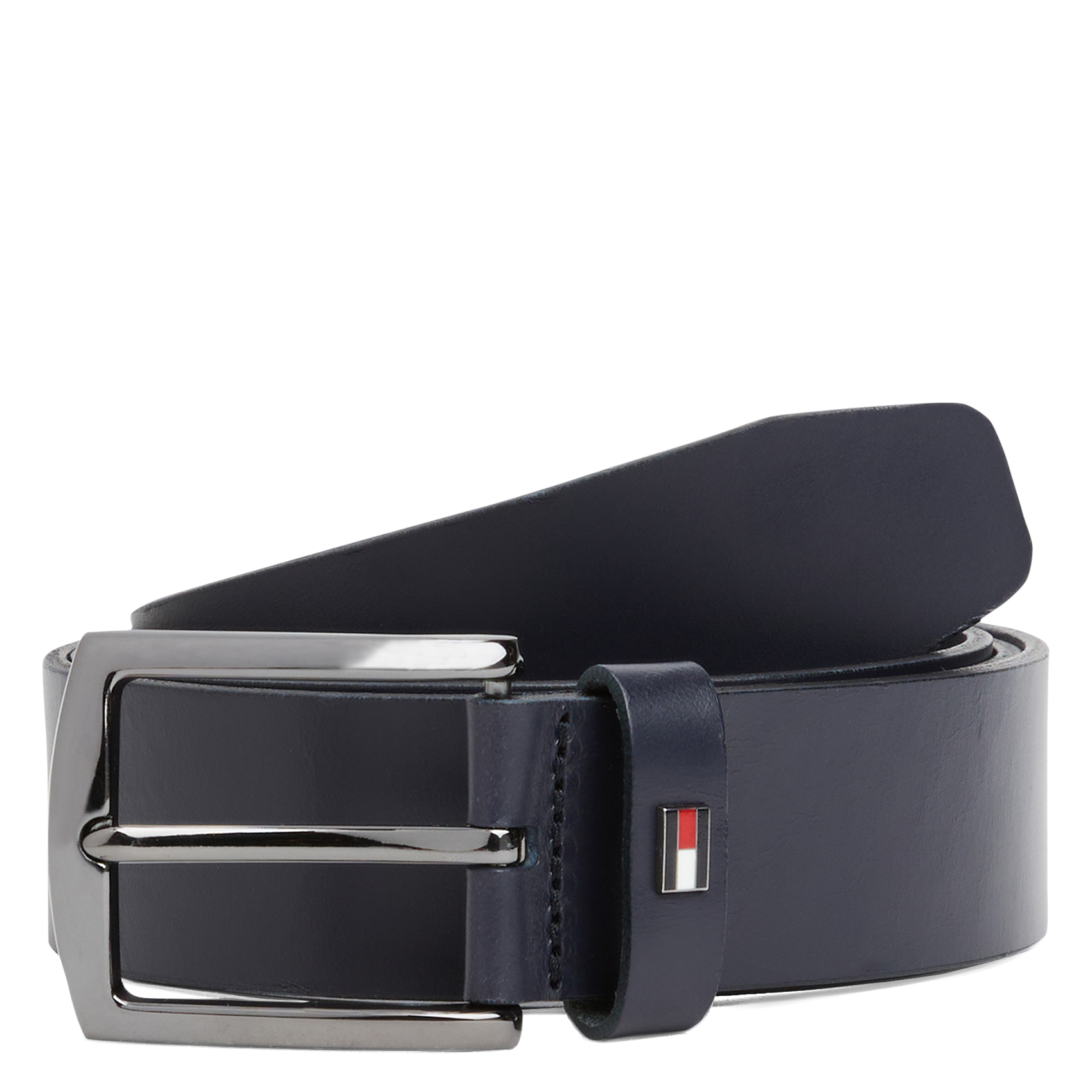 Plain leather belt with buckle TOMMY HILFIGER