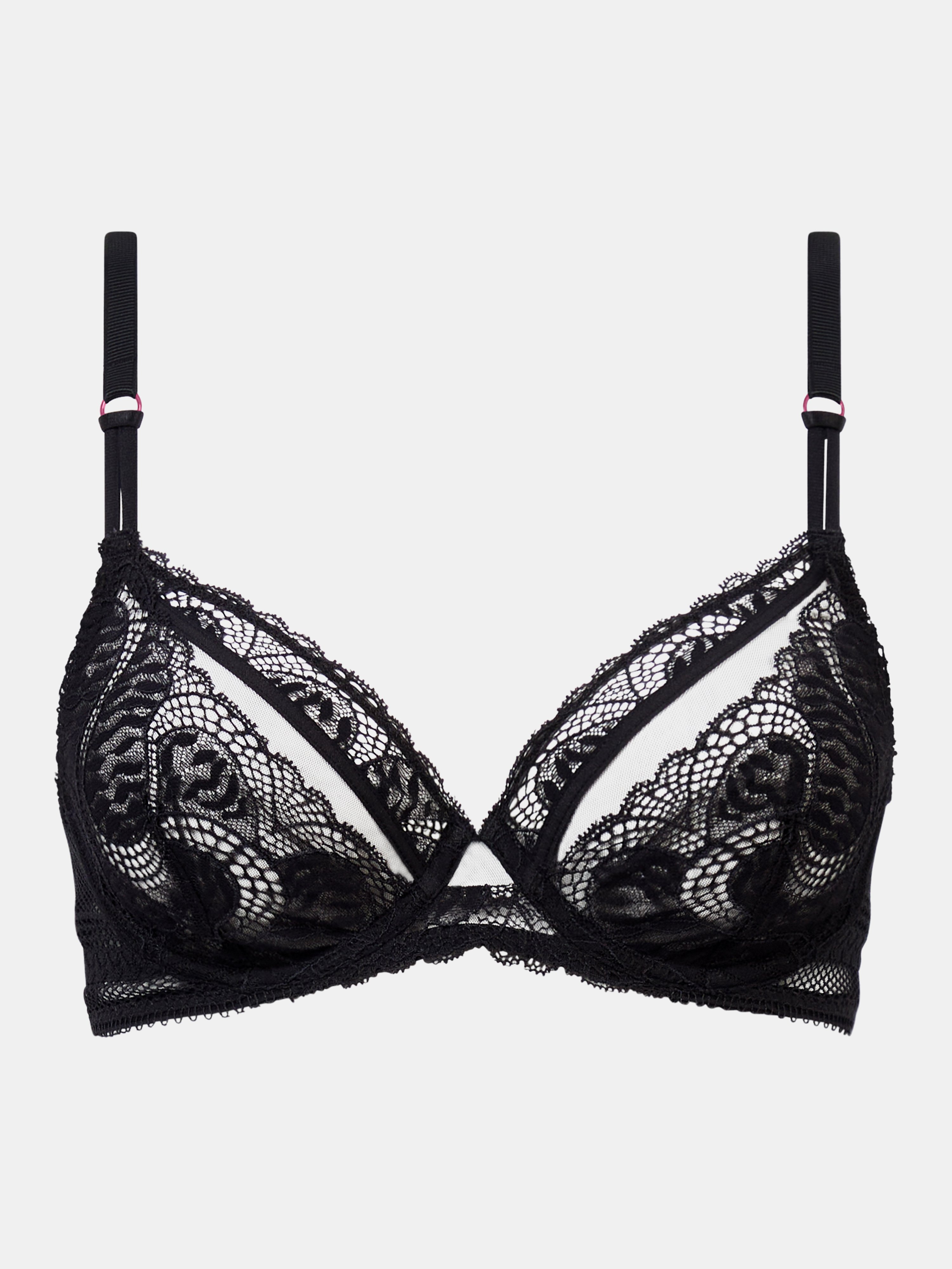 Lace full cup bra CHANTELLE PULP Black