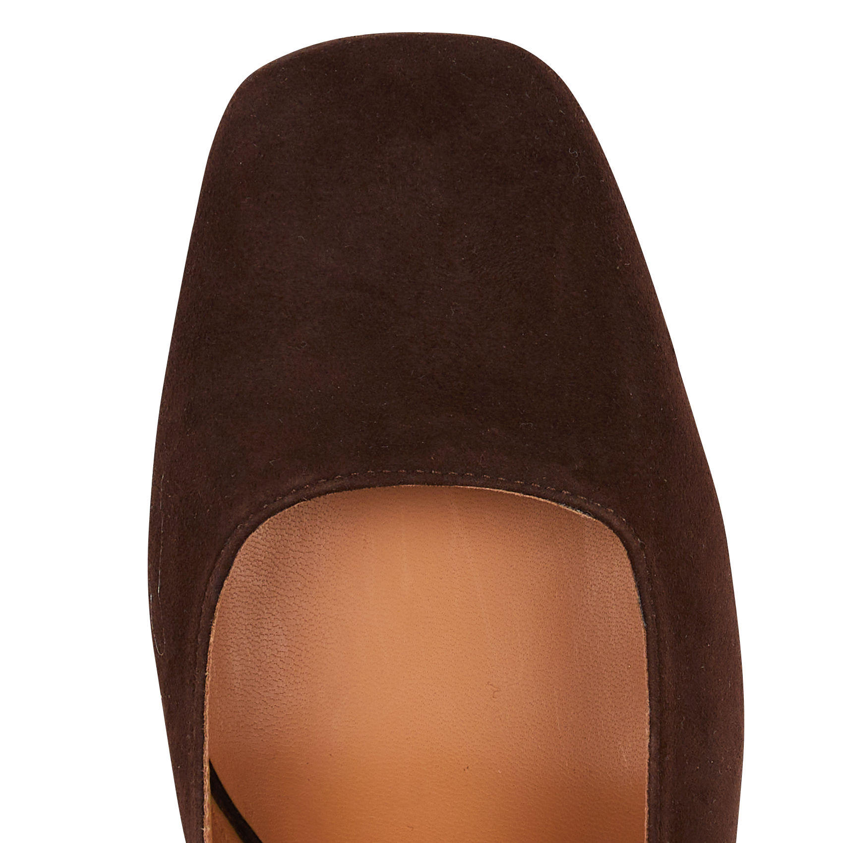 Spangenpumps aus Veloursleder MELLOW YELLOW Braun