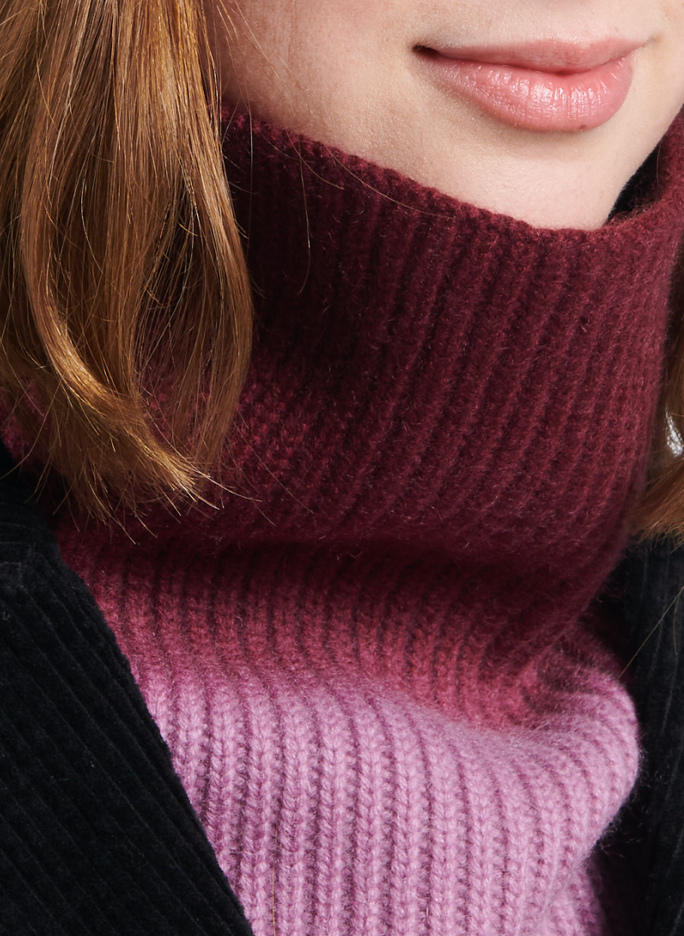 Mütze aus Kaschmir KOON Pflaume