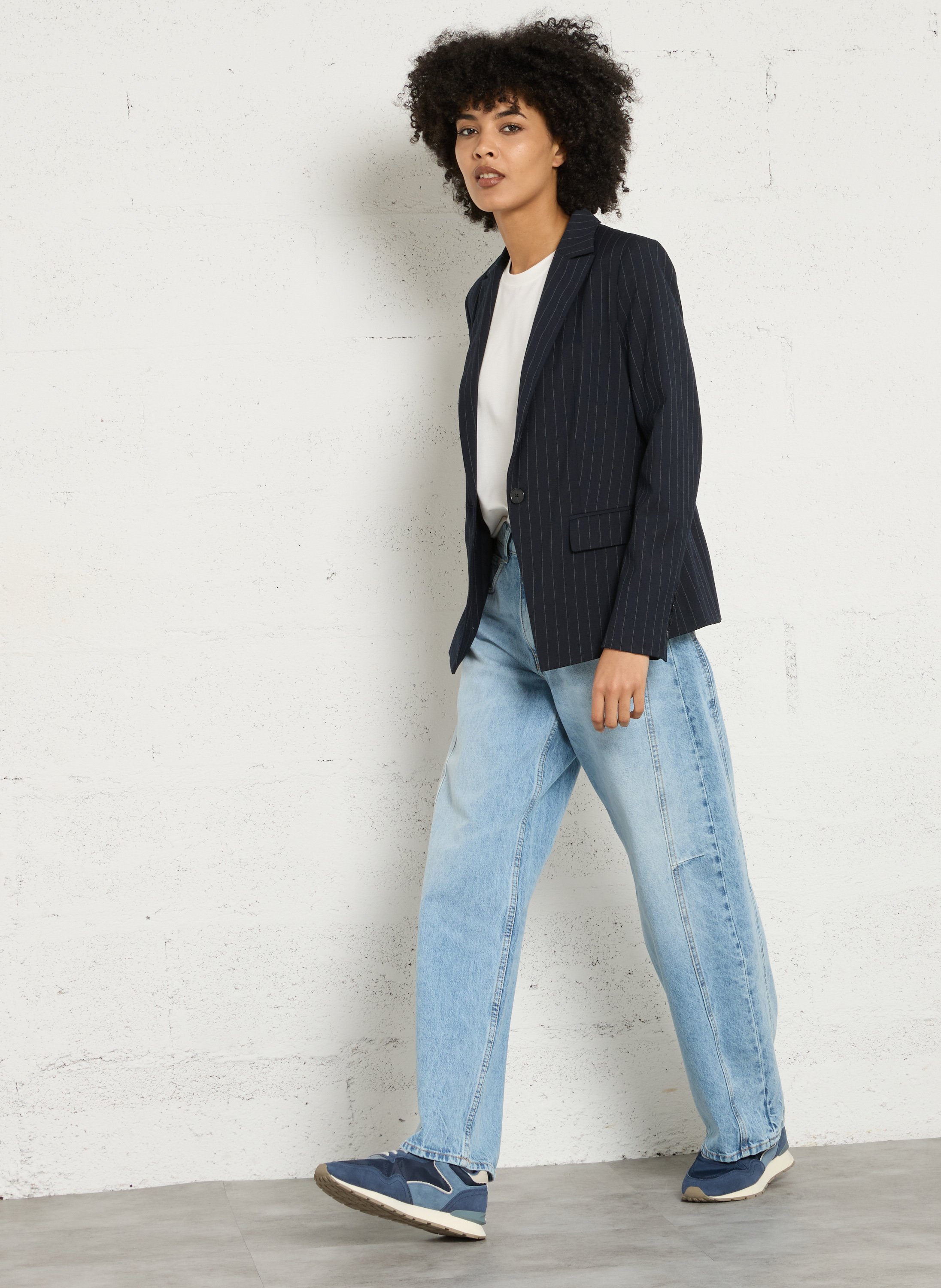 Tee-shirt fluide manches courtes uni IMPERIAL Beige