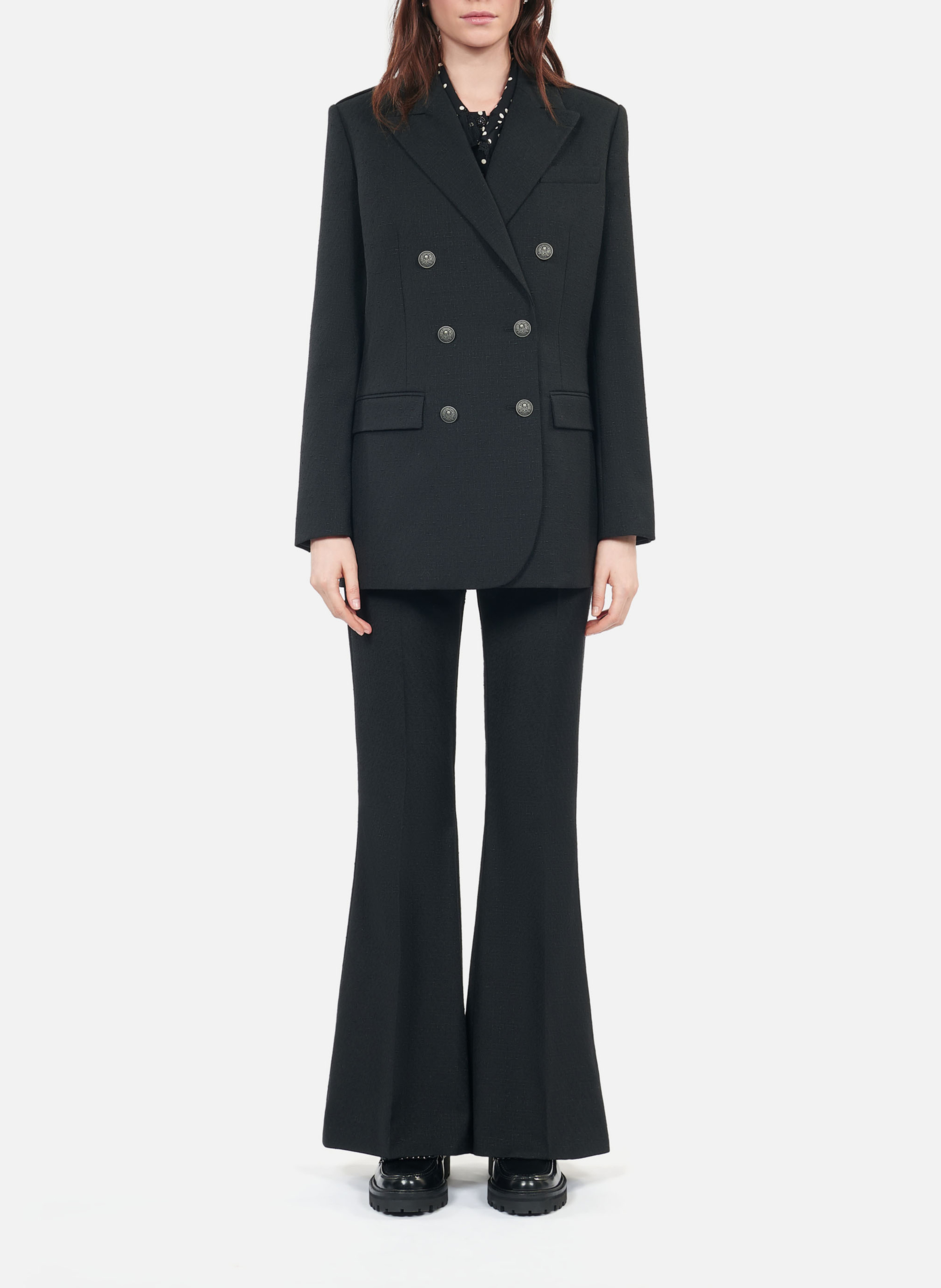 Rechte blazer | wolblend THE KOOPLES Zwart