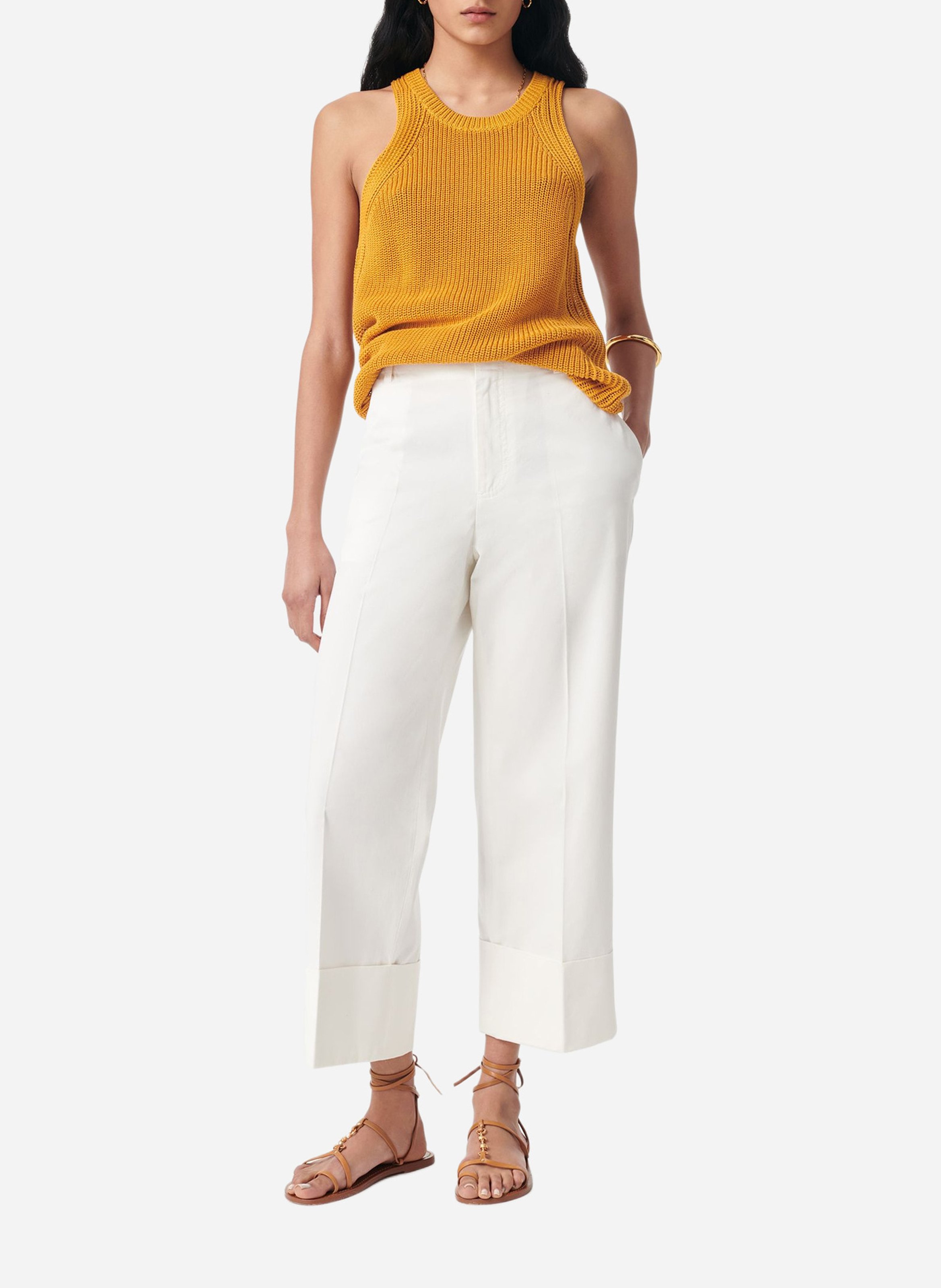 Wijde jeans VANESSA BRUNO Wit