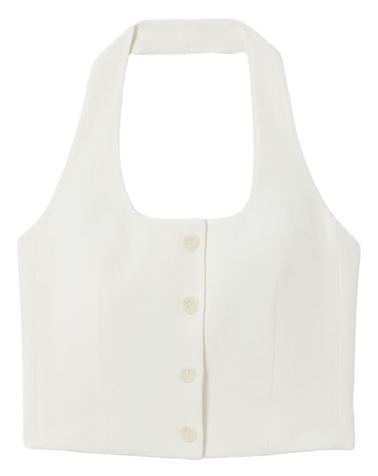 Top met open rug en knoopsluiting CLAUDIE PIERLOT Beige