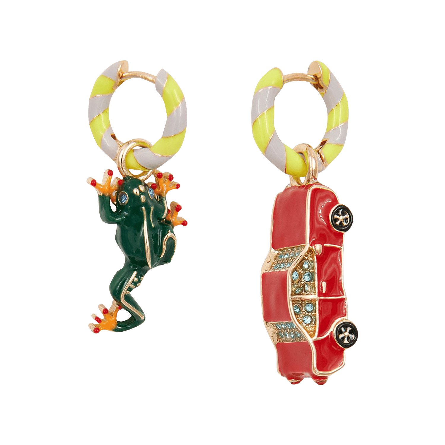 Atlantide drop earrings ESSENTIEL ANTWERP Yellow