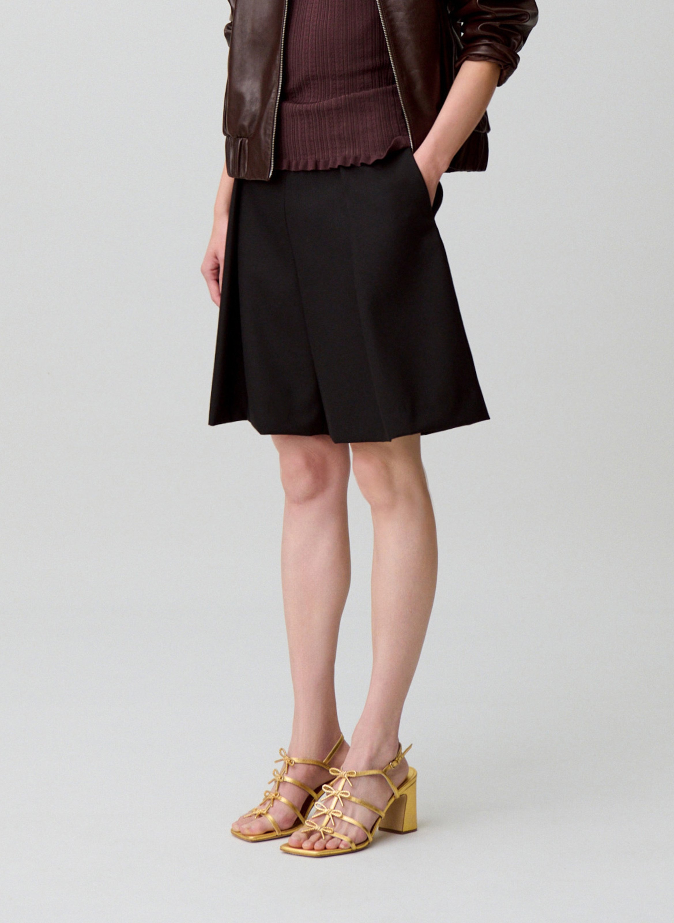 Große Bermuda Shorts CLAUDIE PIERLOT Schwarz