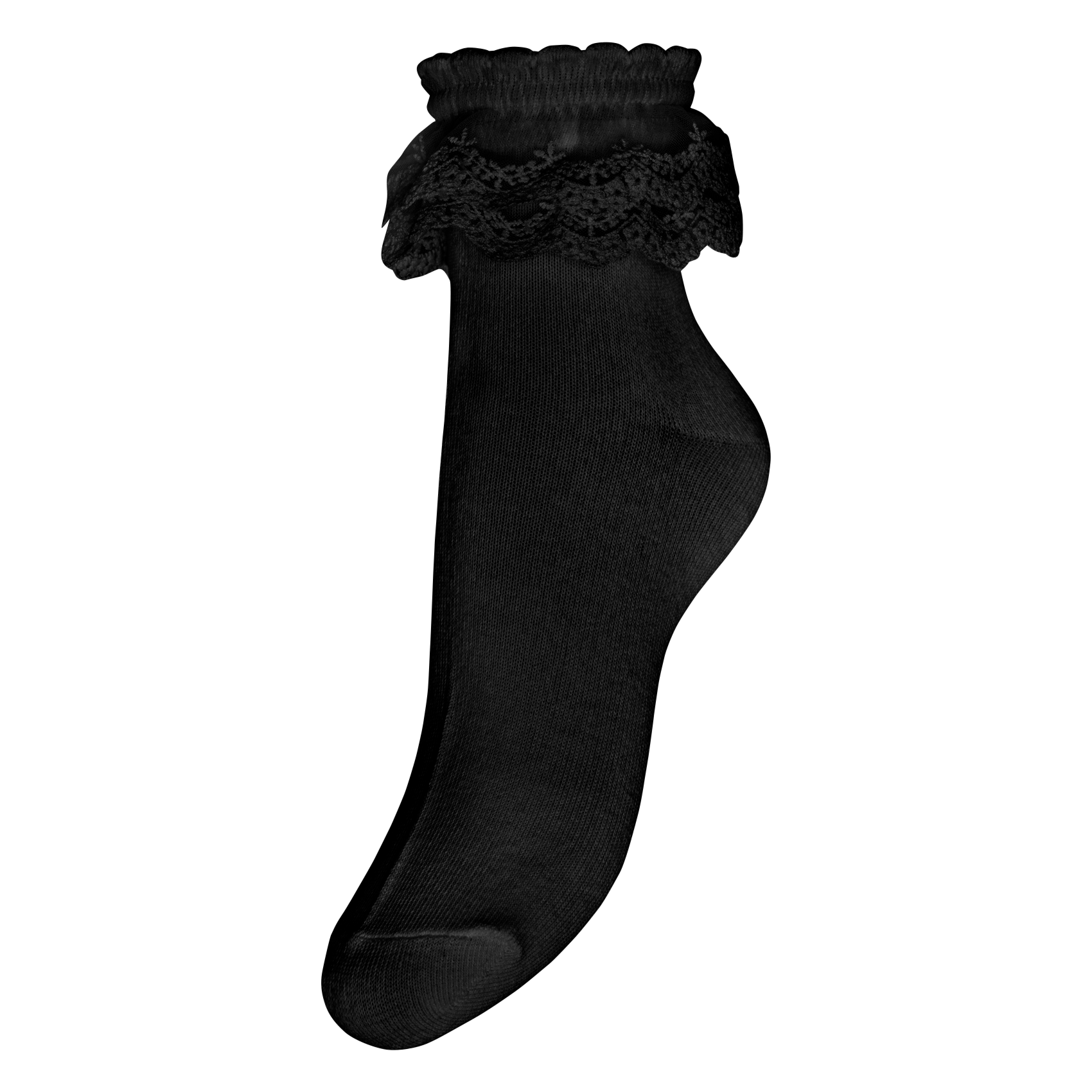 Chaussettes en coton mélangé PIECES Noir