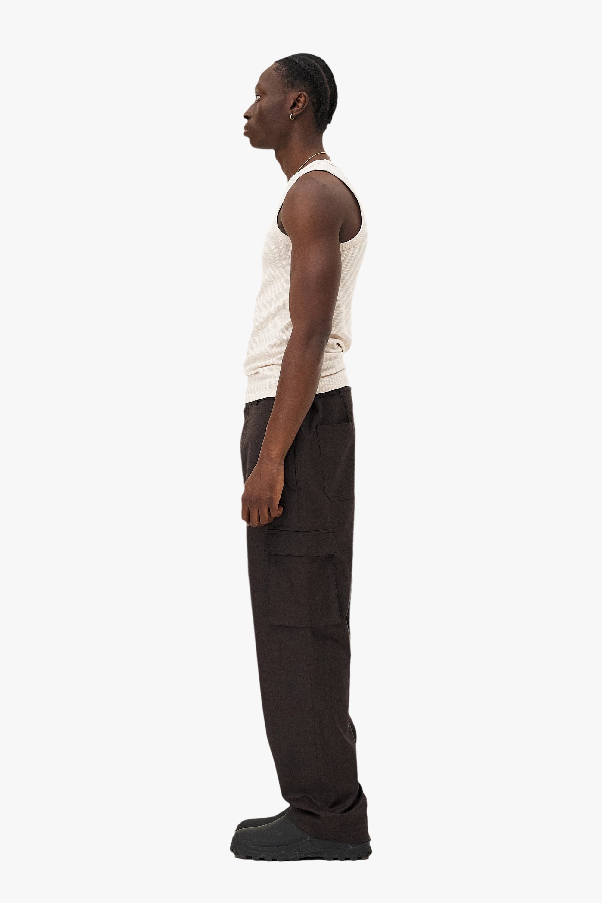 Fitted leo tank top Noyoco Red