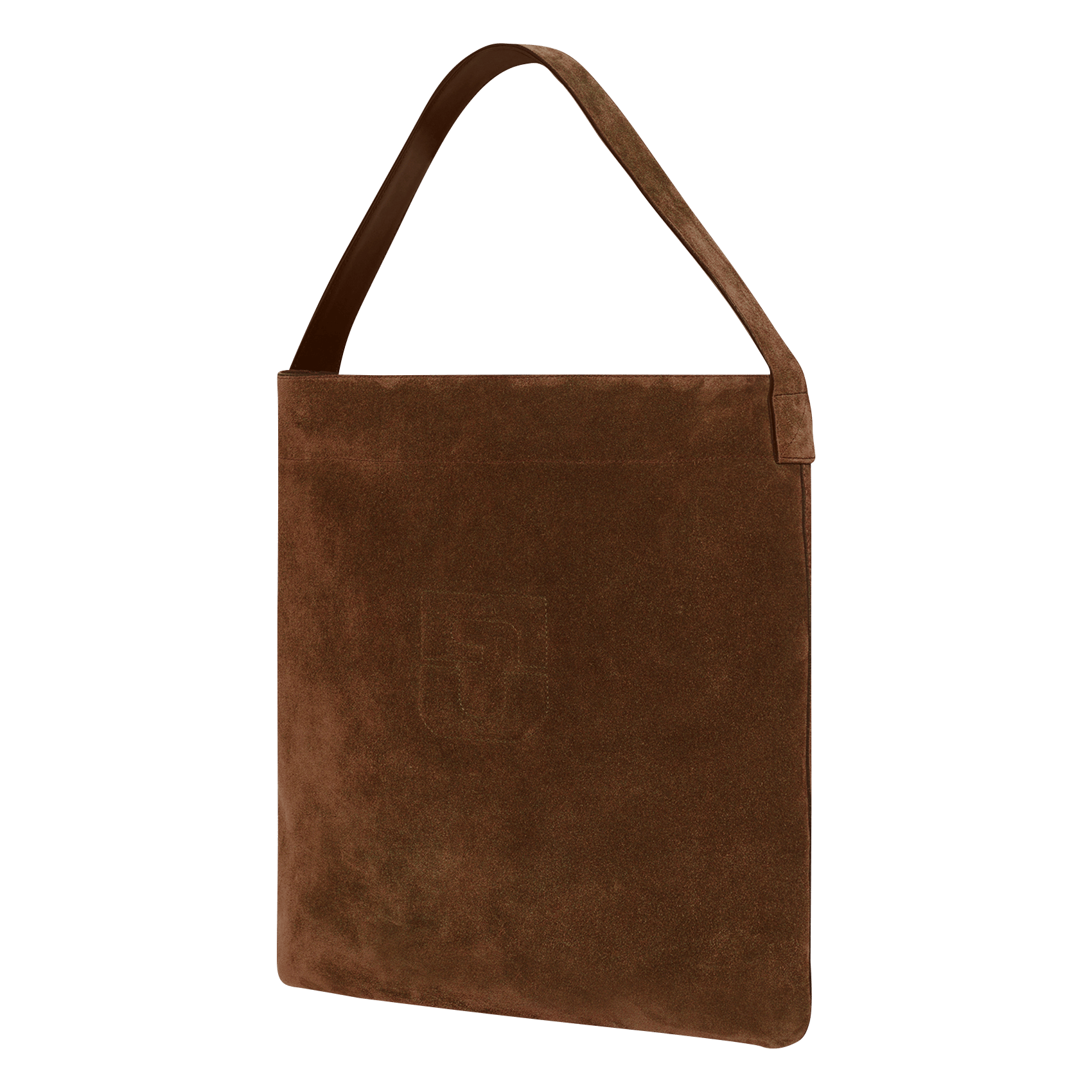 Bolso hobo de piel aterciopelada GERARD DAREL Marron