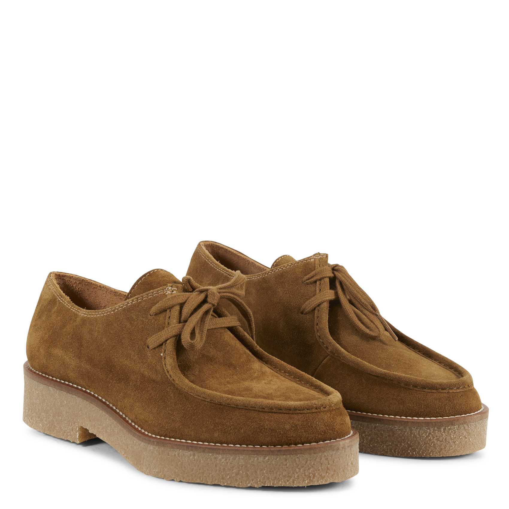 Leather Derby shoes MAISON 123 Beige