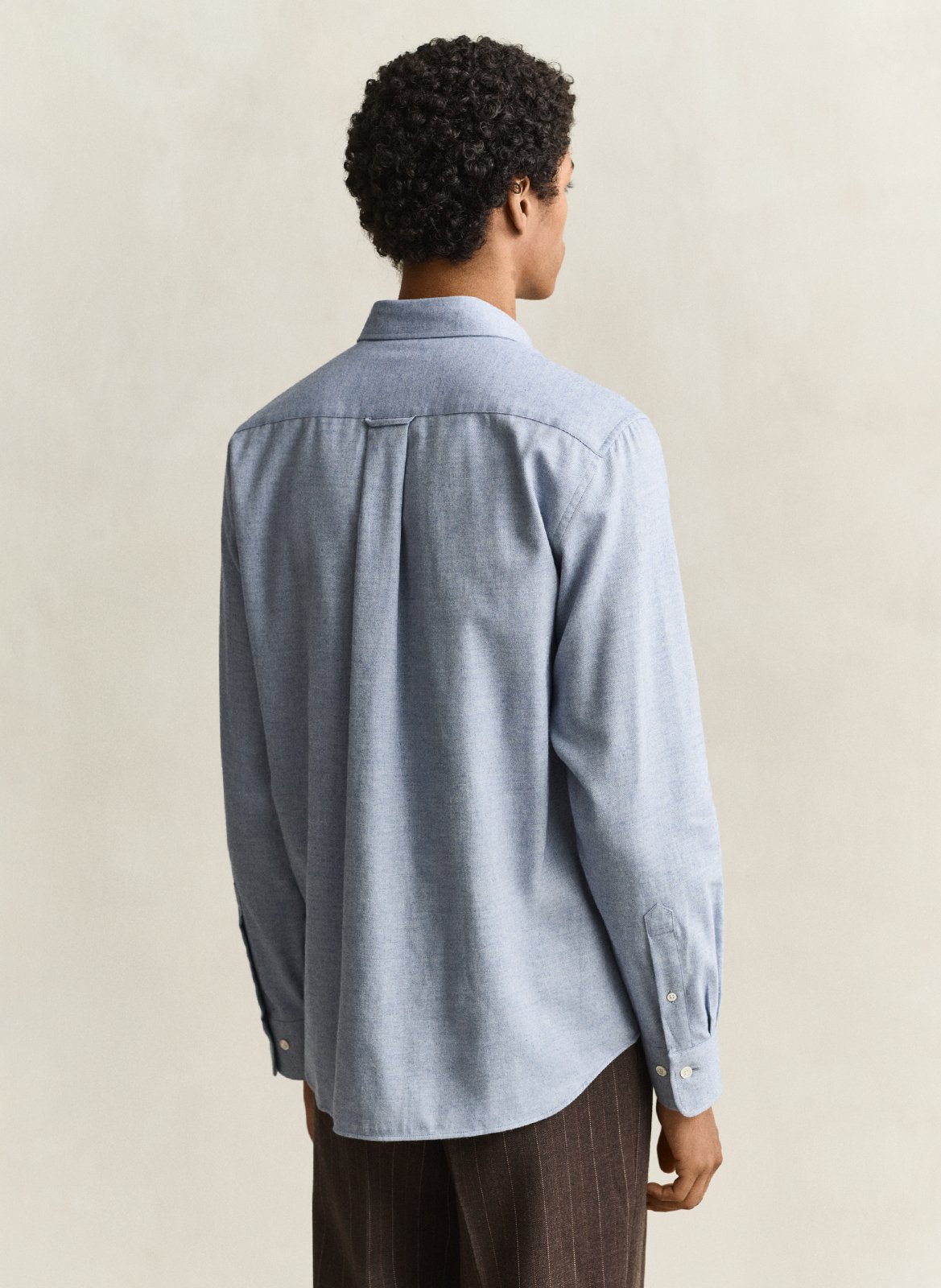 Chemise droite col classique en coton bio GANT Bleu