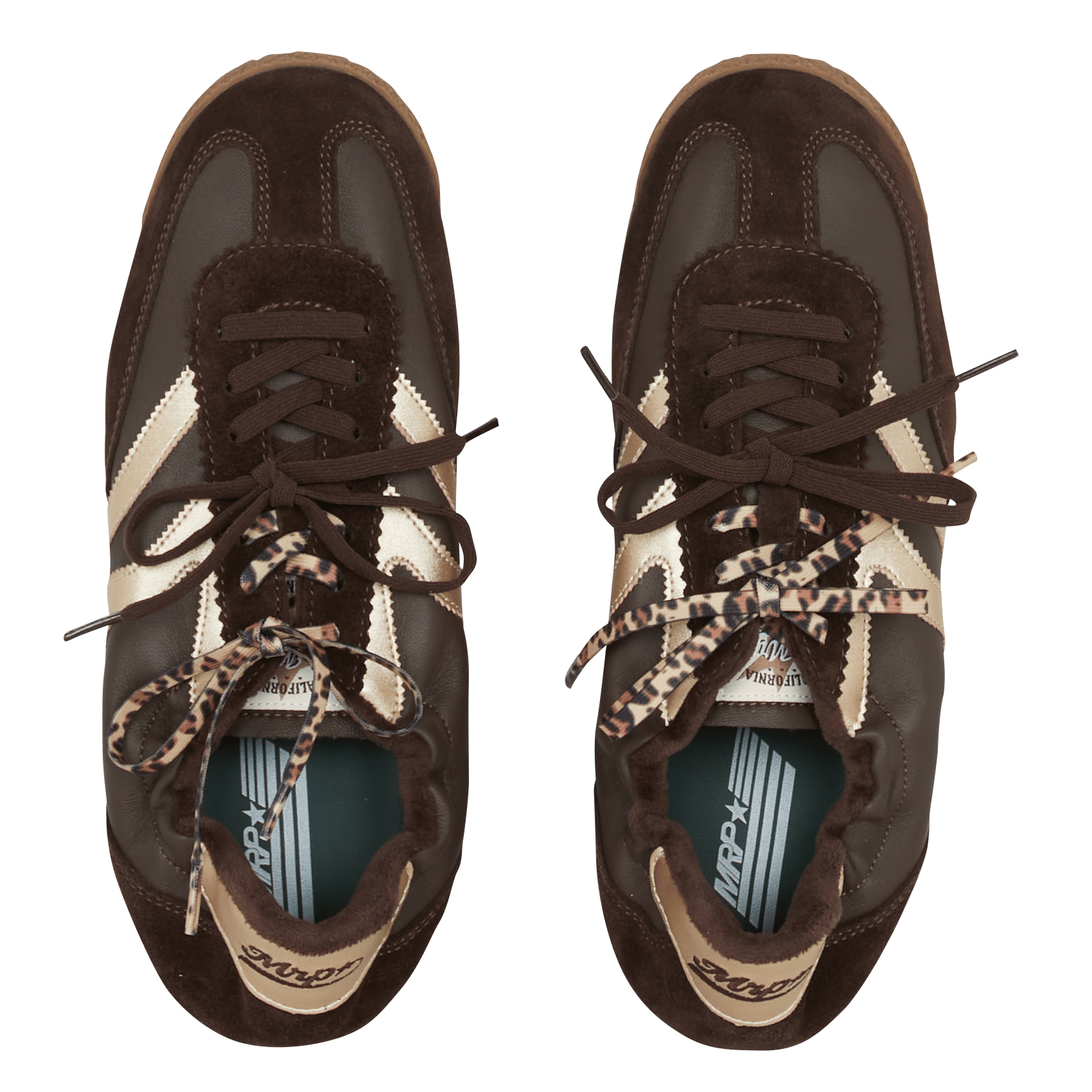 Sneakers mit doppeltem Schnürsenkel MRP Braun