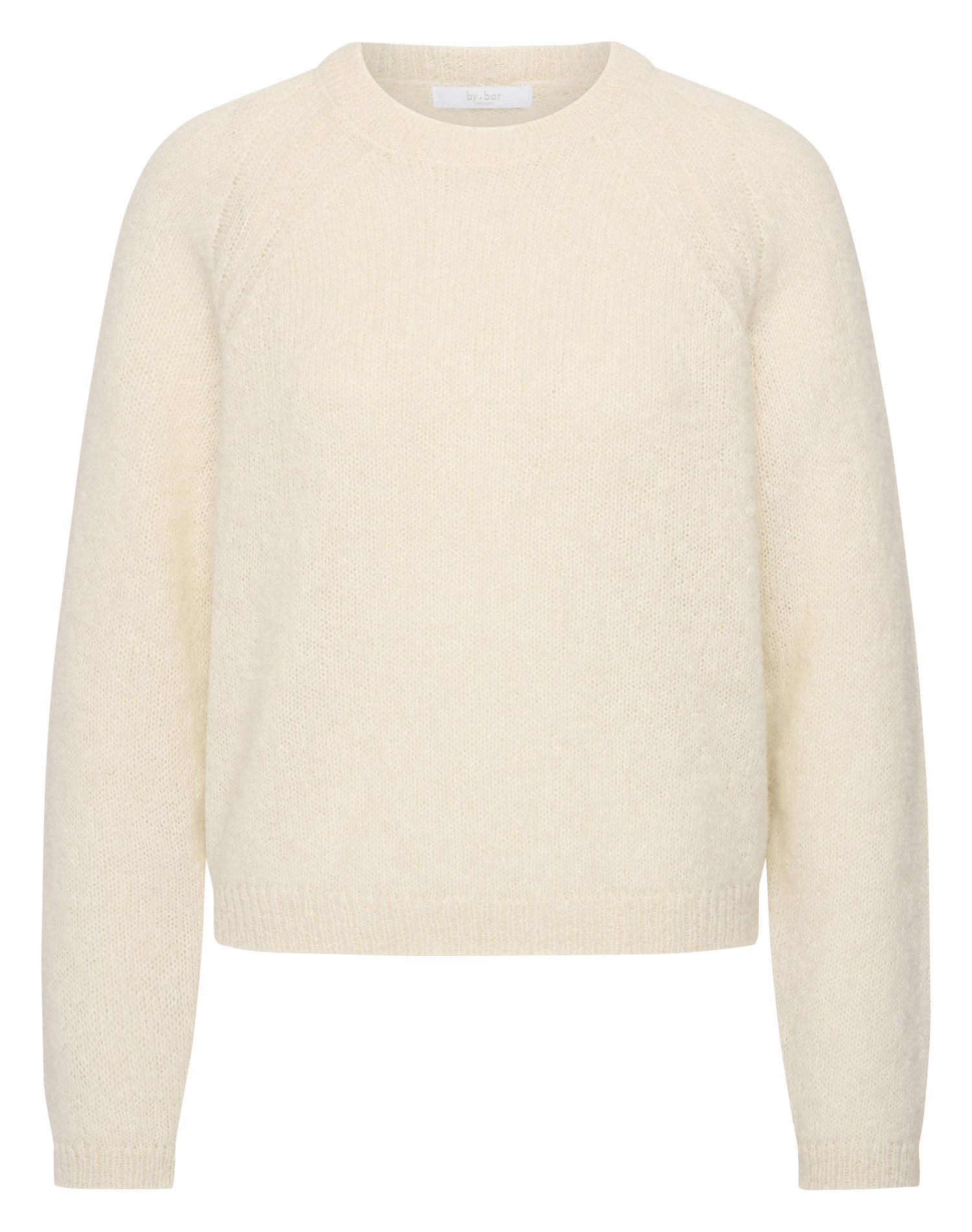 Pull oversize en laine mélangée BY BAR Blanc