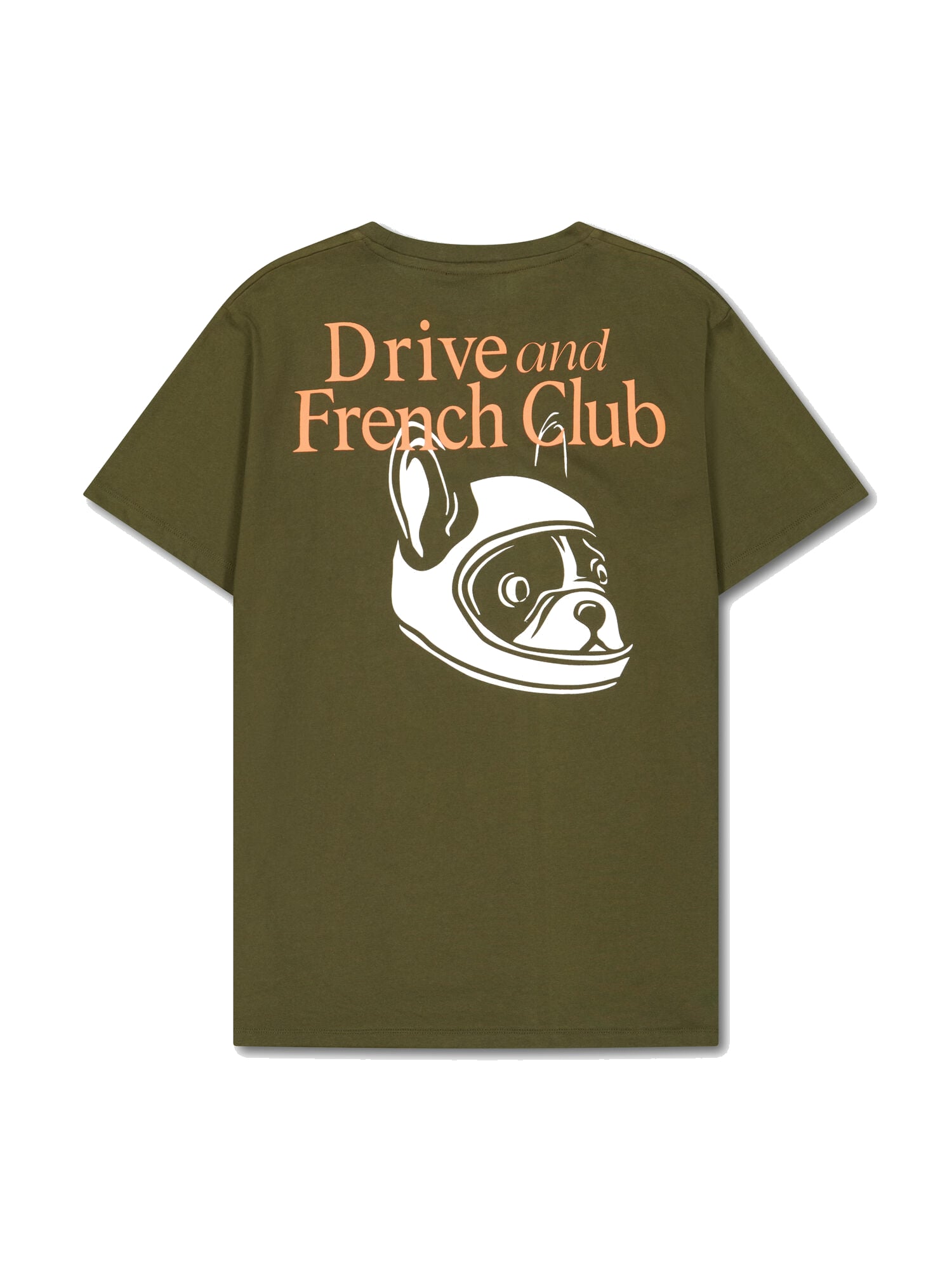 Printed round-neck T-shirt LE TEMPS DES CERISES Khaki