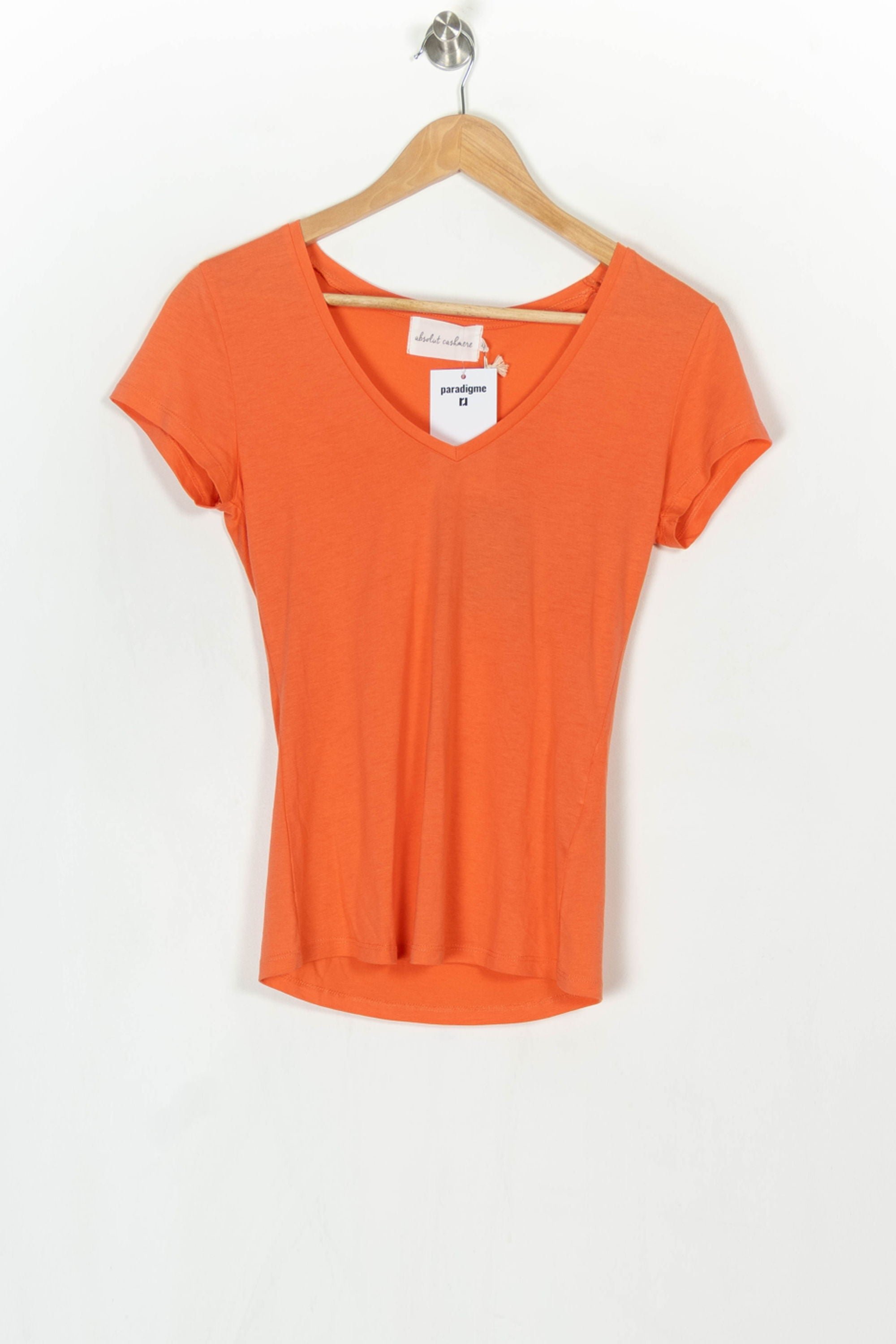 T-shirt ABSOLUT CASHMERE - Seconde main Orange