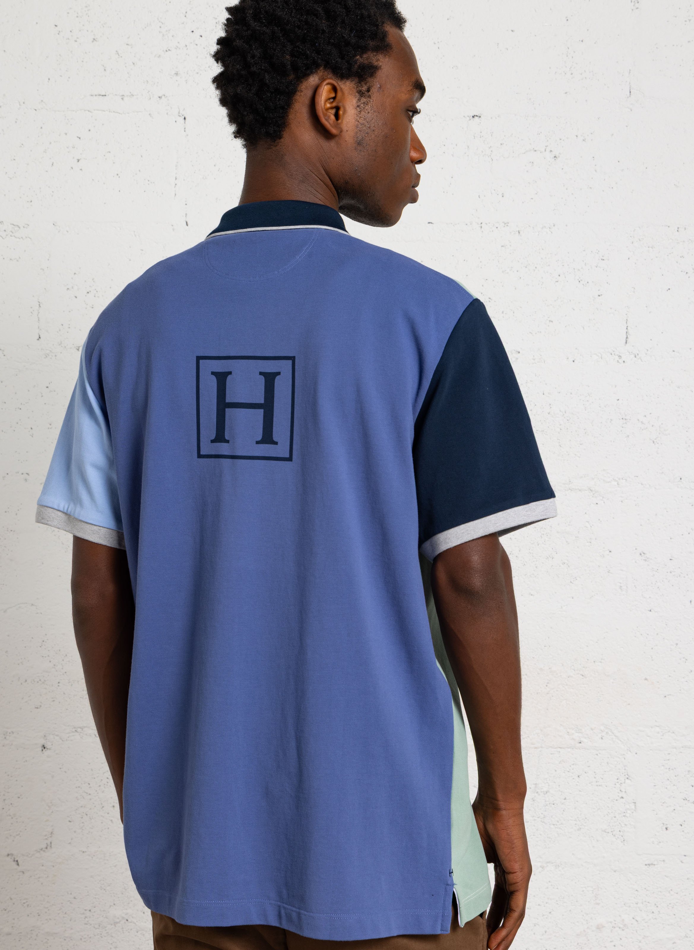 Polo en coton HACKETT Bleu