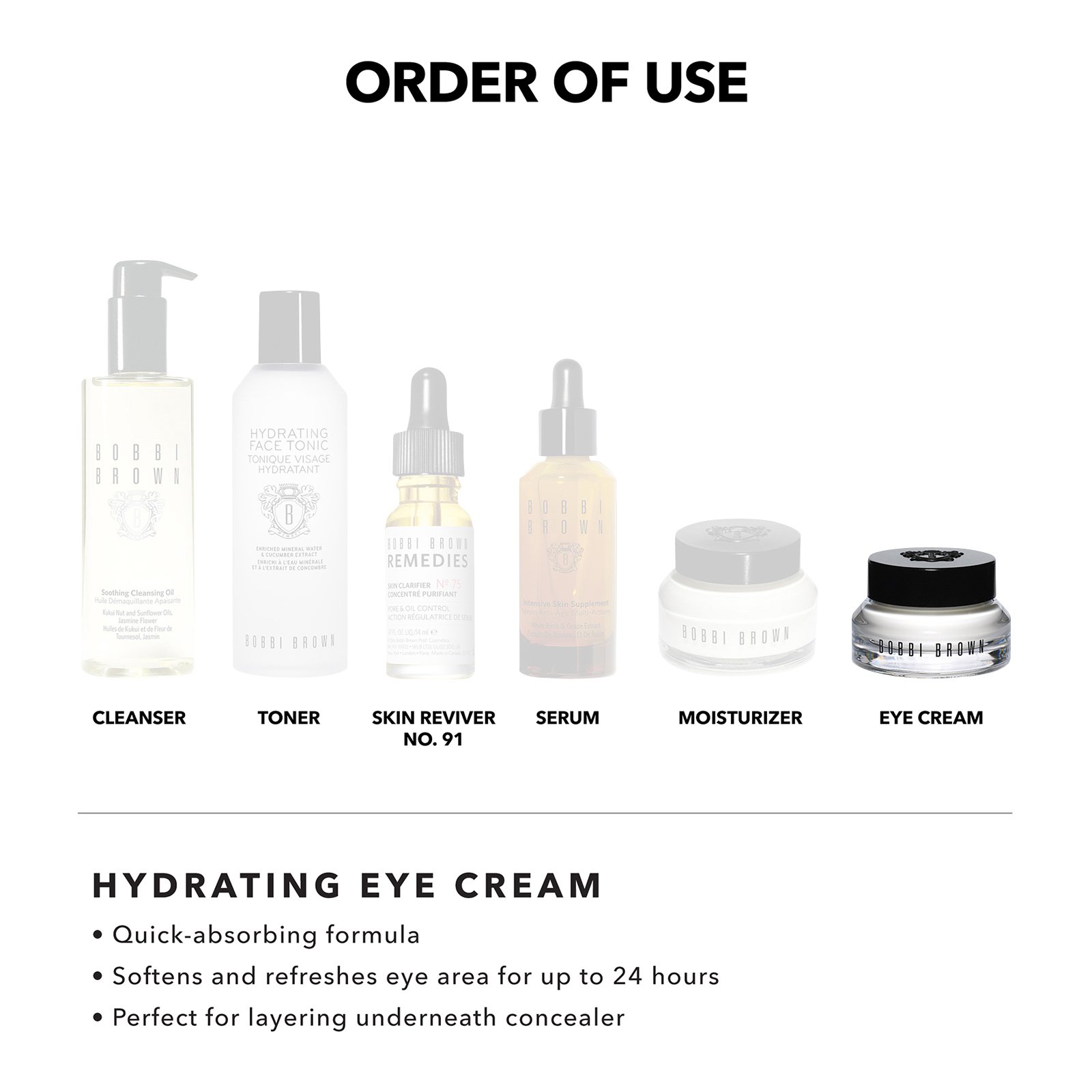 Feuchtigkeitsspendende Augen-Pflegecreme BOBBI BROWN No color