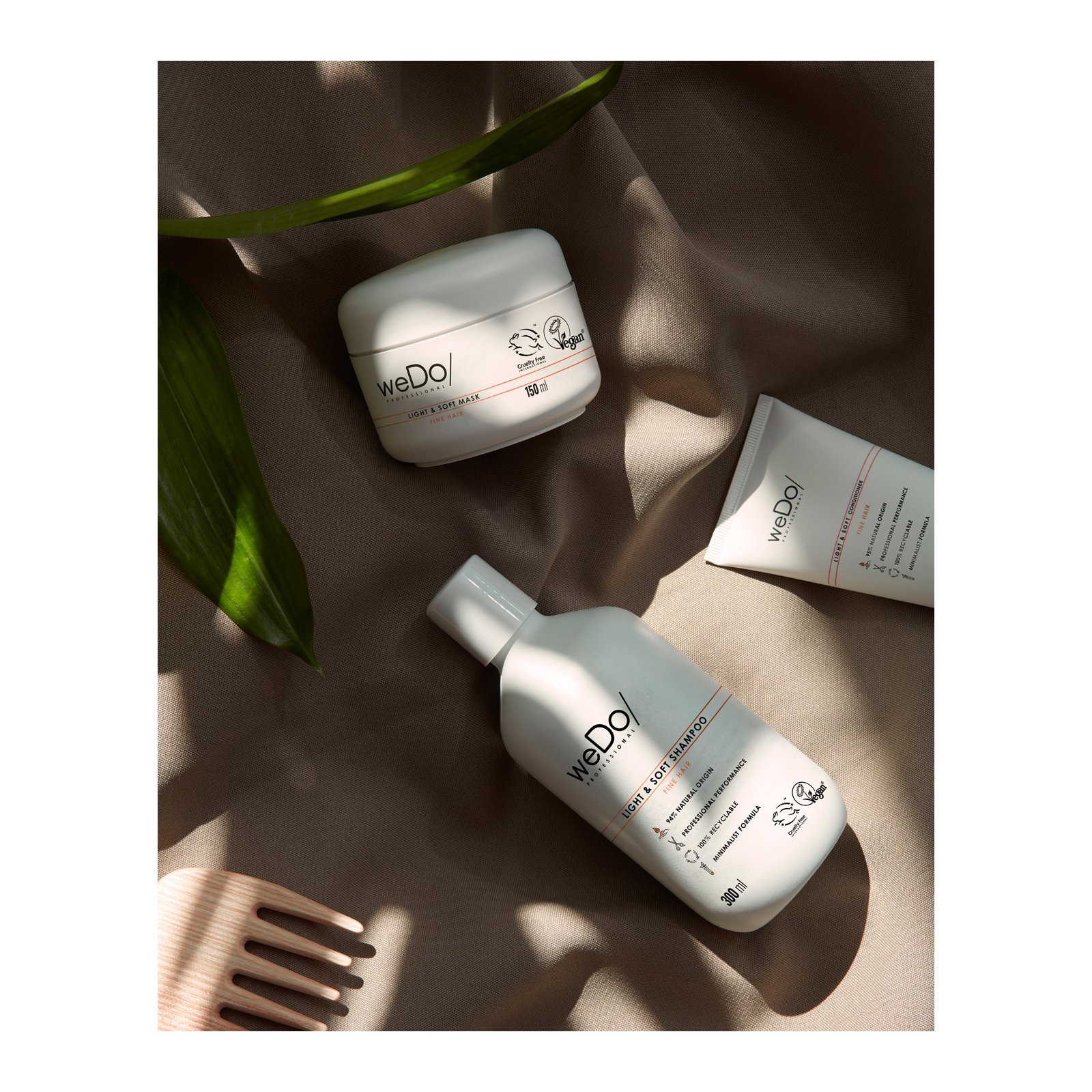 Veganistisch masker voor fijn haar - maakt het haar licht en zacht weDo No color