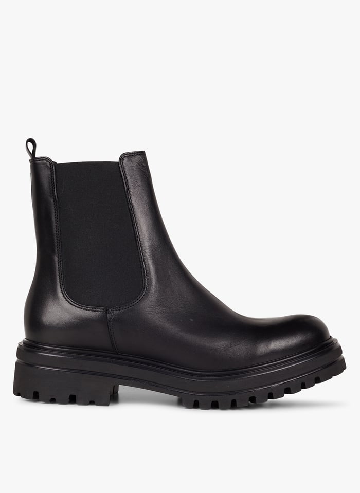 Leather Chelsea Boots Noir Jonak Women Place des Tendances