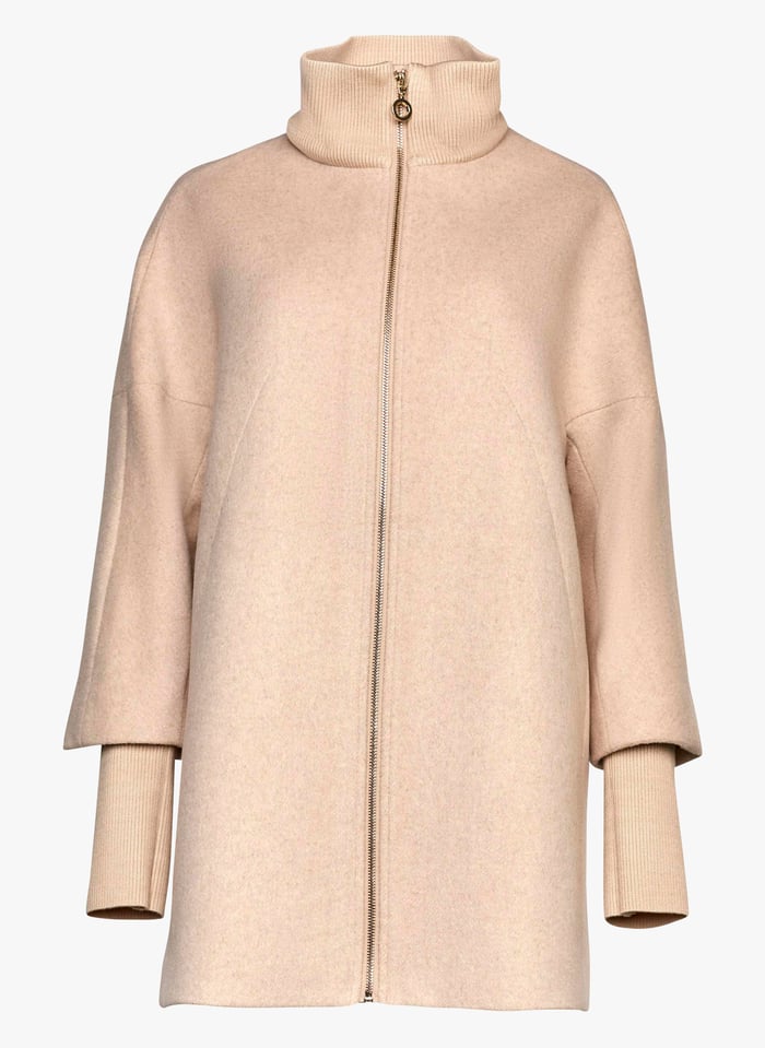 Manteau femme 2025 col cheminée