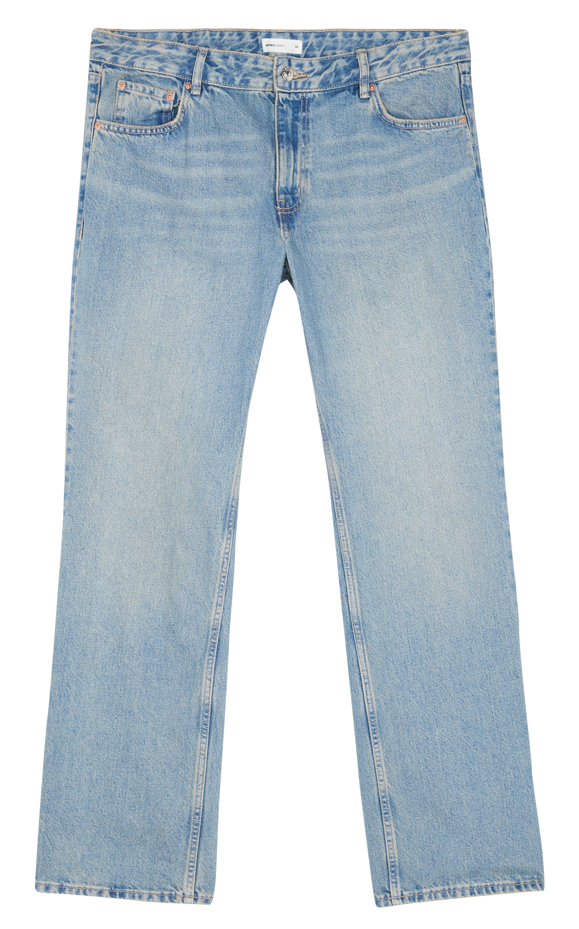 Jean droit en coton GINA TRICOT Bleu
