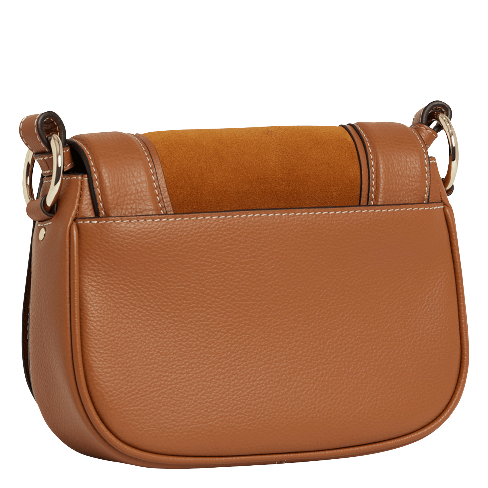 Sac à Main Bandoulière ELYSA SID & VAIN - Cuir Véritable Beige | Fait Main | Dimensions 23x20x6cm | Bretelle Réglable | Fermeture Magnétique