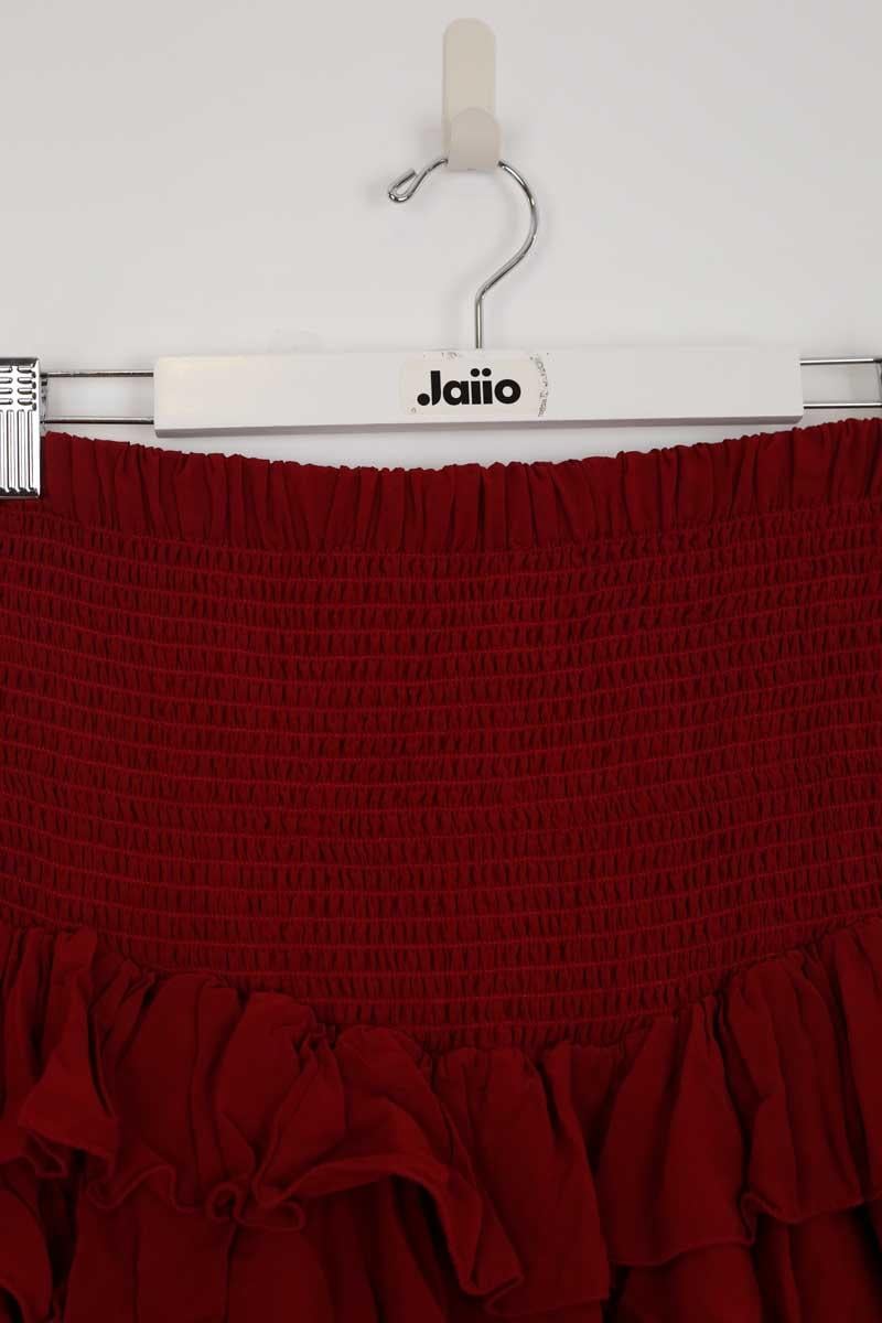 Silk mini-skirt ISABEL MARANT - Seconde Main Red