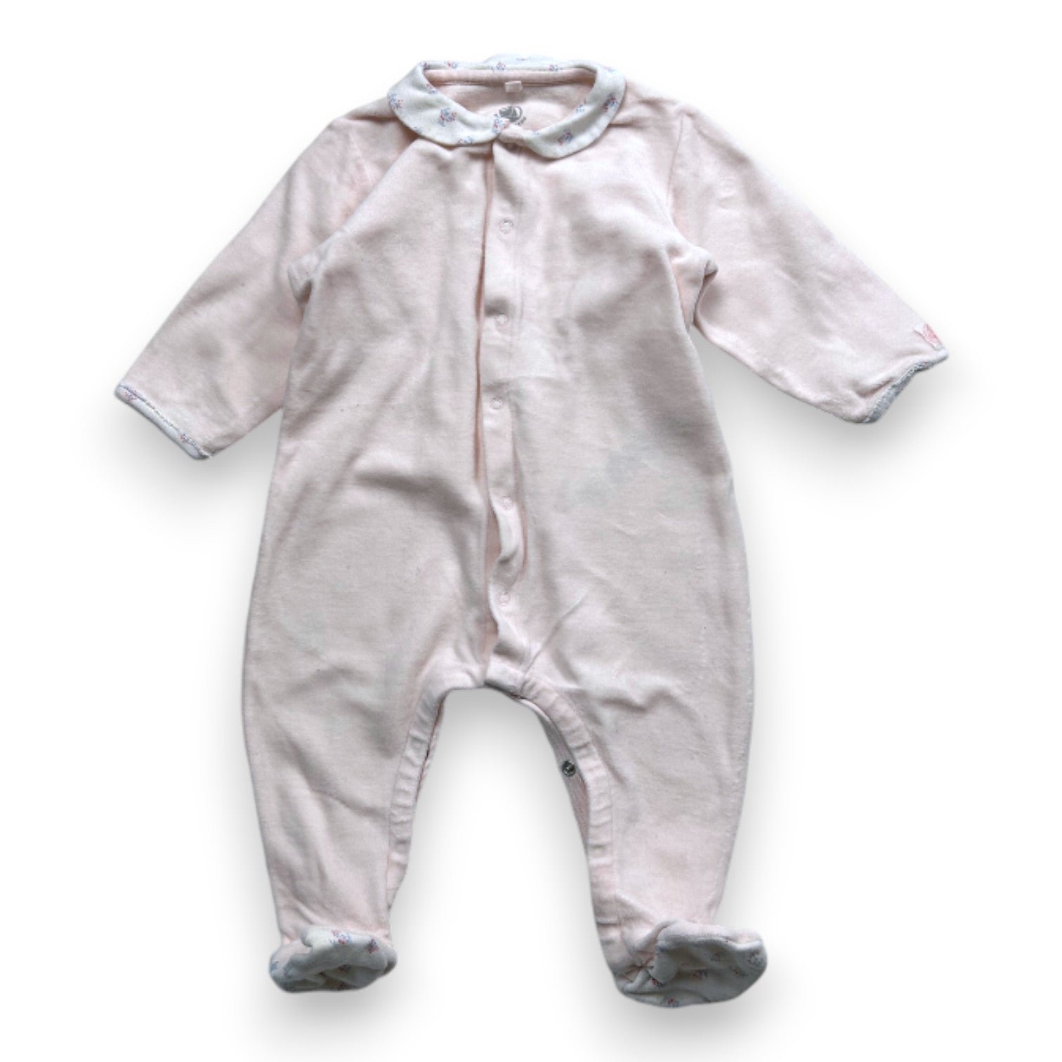 Pink baby pajamas - 12 months PETIT BATEAU - Seconde Main Pink