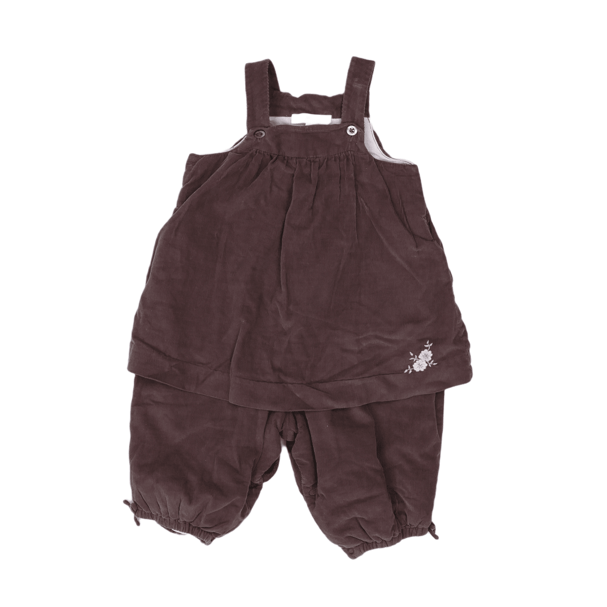 Brown baby overalls - 6 months JACADI - Seconde Main Brown
