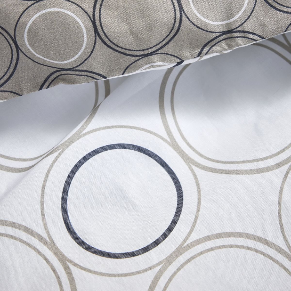 Printed cotton bed set TODAY LINGE DE MAISON White