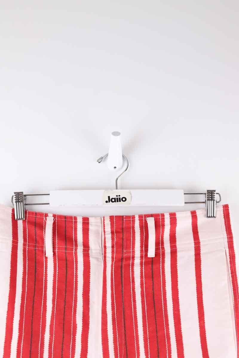 Wide cotton trousers  ISABEL MARANT - Seconde Main Red