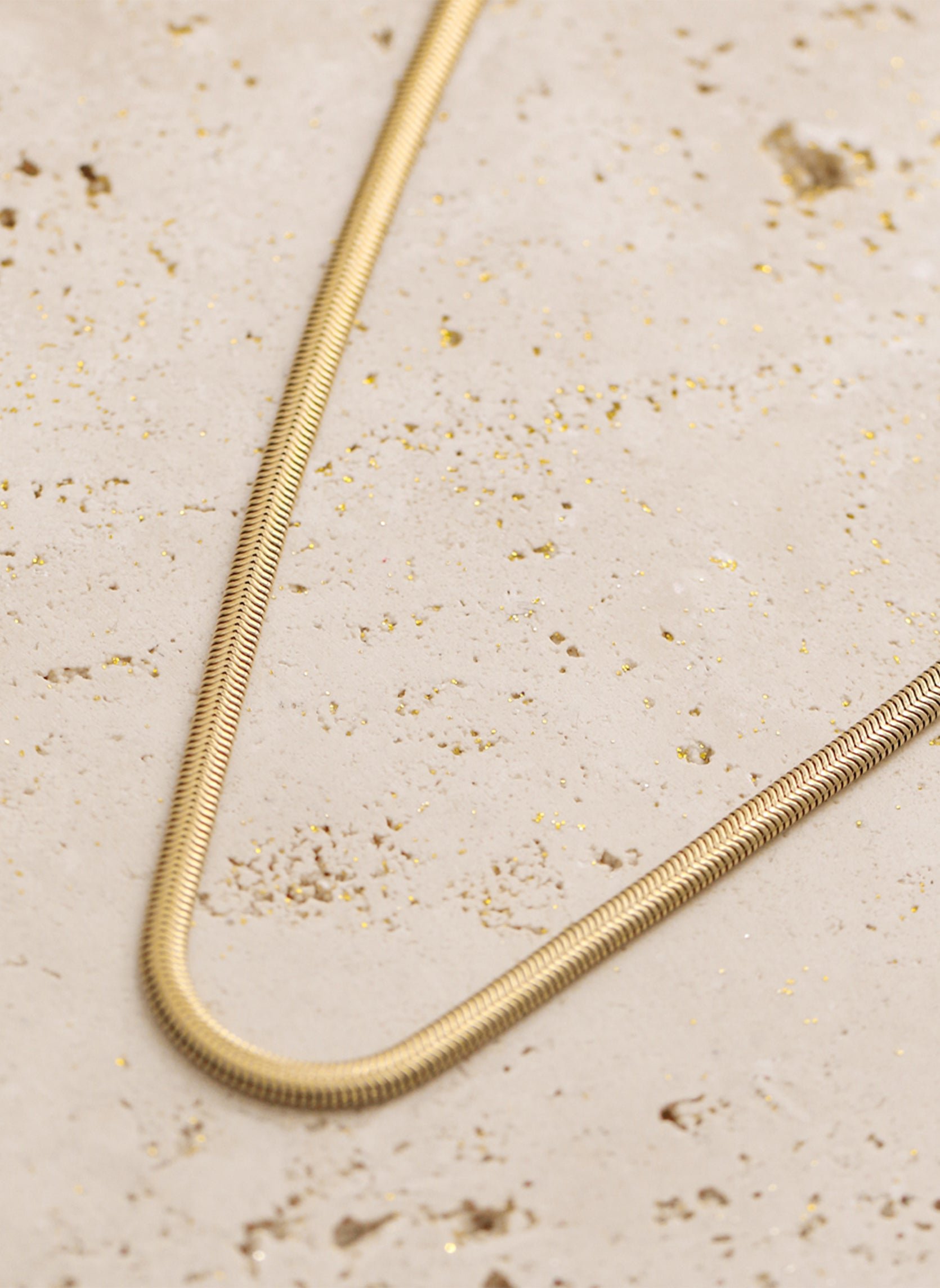 Sigma chain necklace AEC Paris Golden