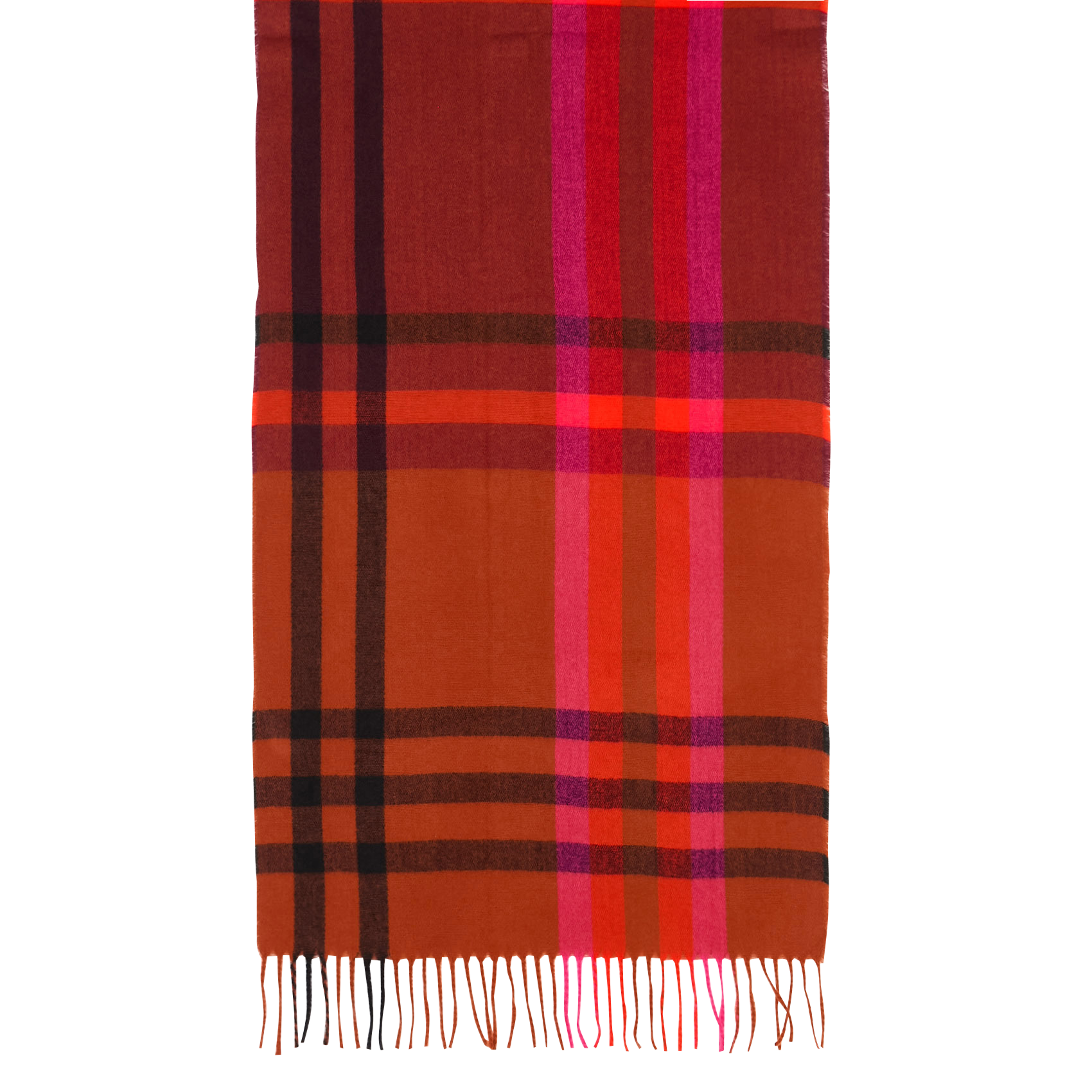 Echarpe à carreaux I CODE Rouge