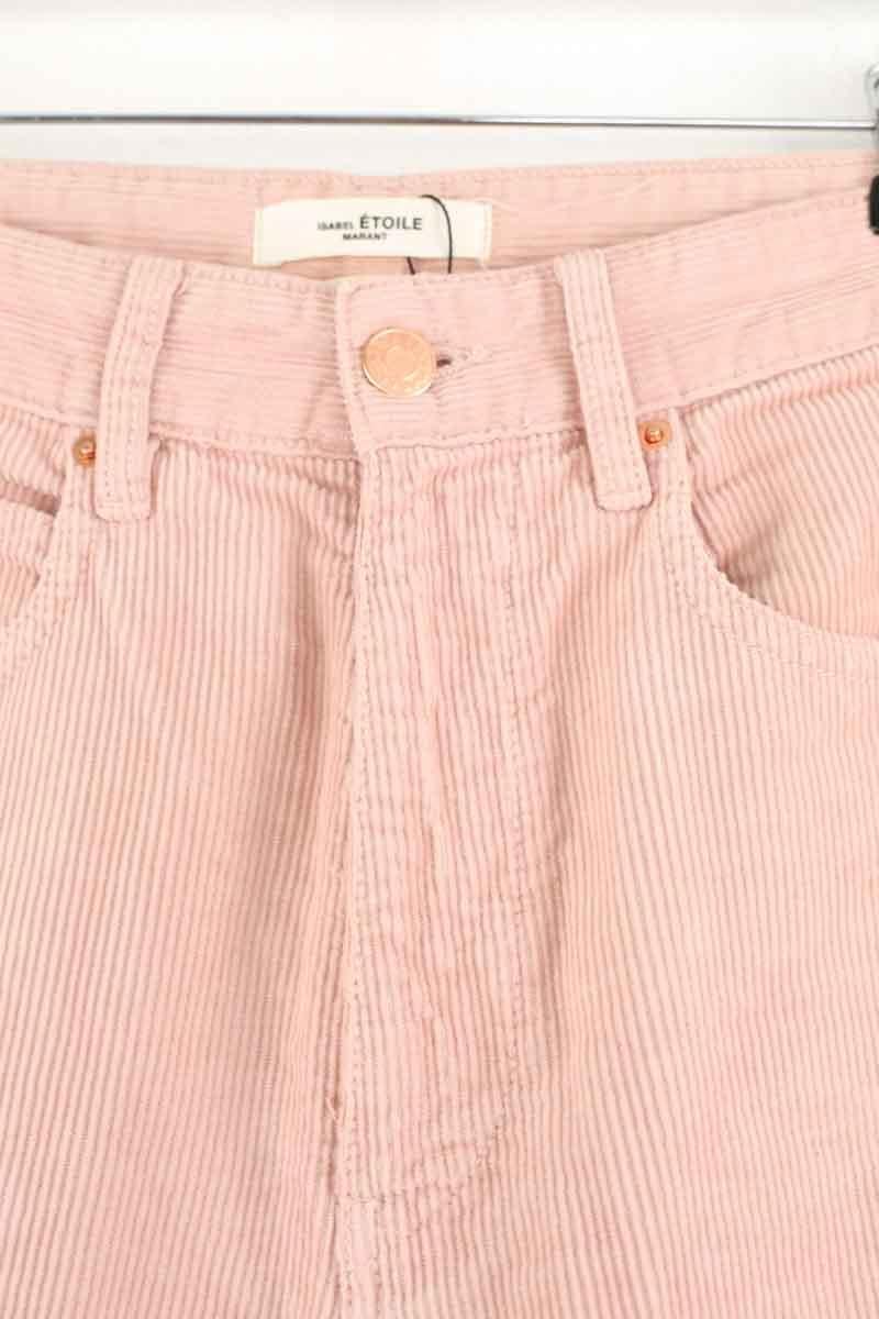 Slim-fit cotton cargo pants ISABEL MARANT ÉTOILE - SECONDE MAIN Pink