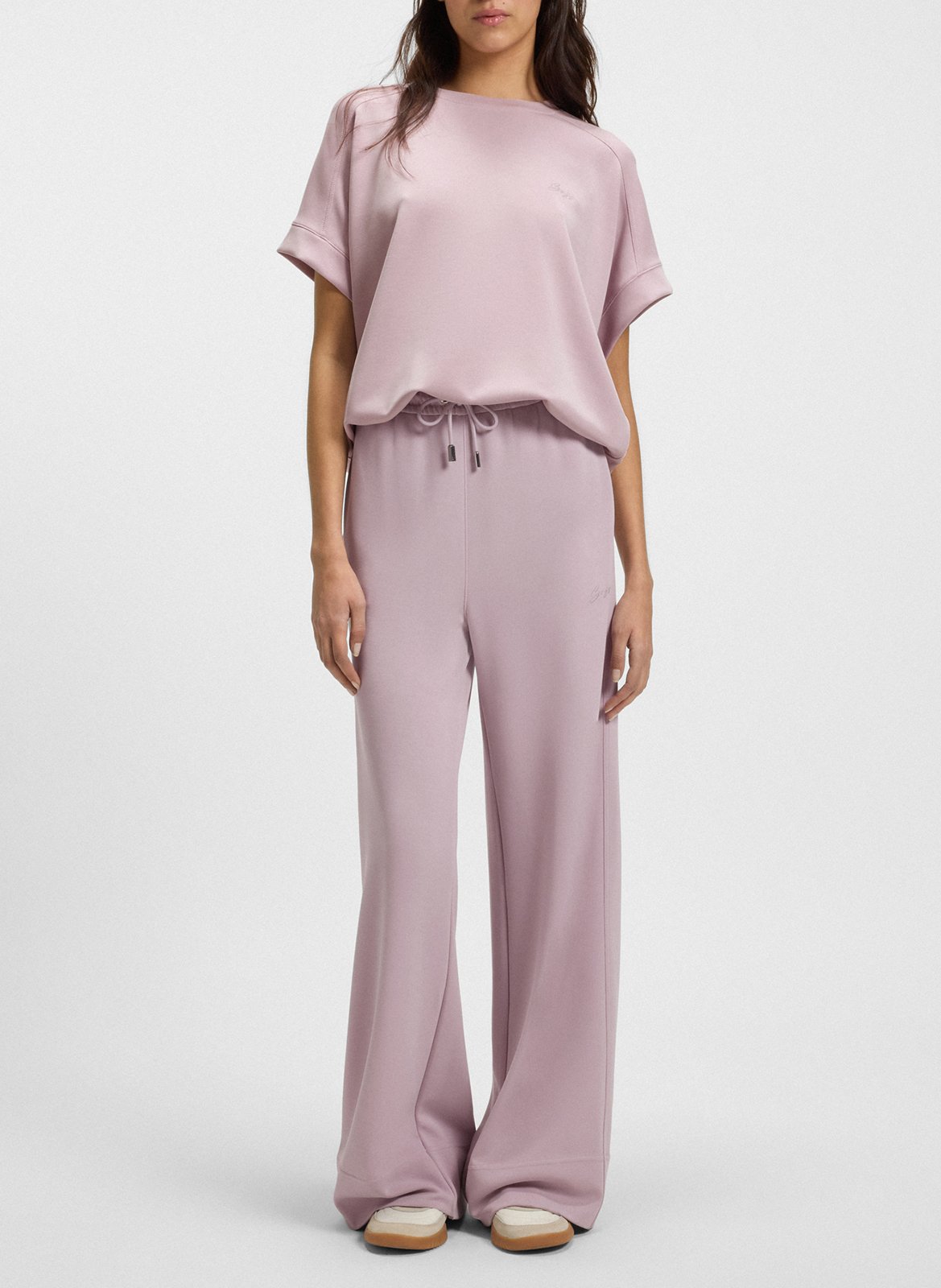 Pantalon large BOSS Violet