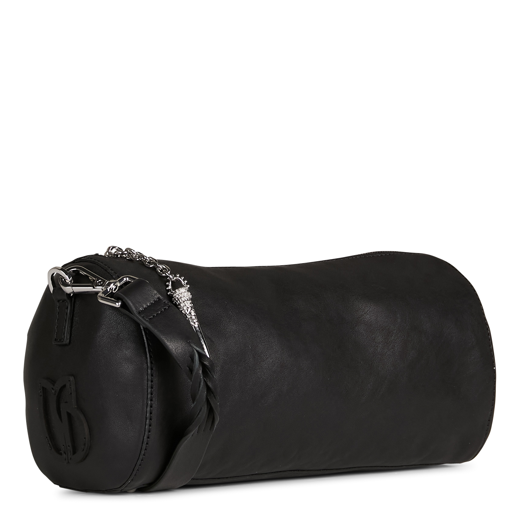 Sac porté épaule en cuir BA&SH Noir