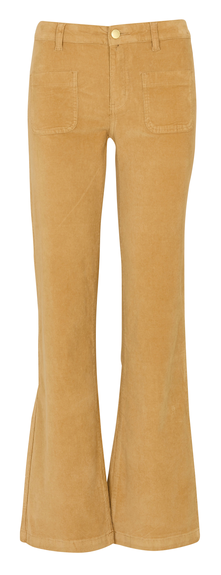 Solid velvet straight-leg pants LA PETITE ETOILE Beige