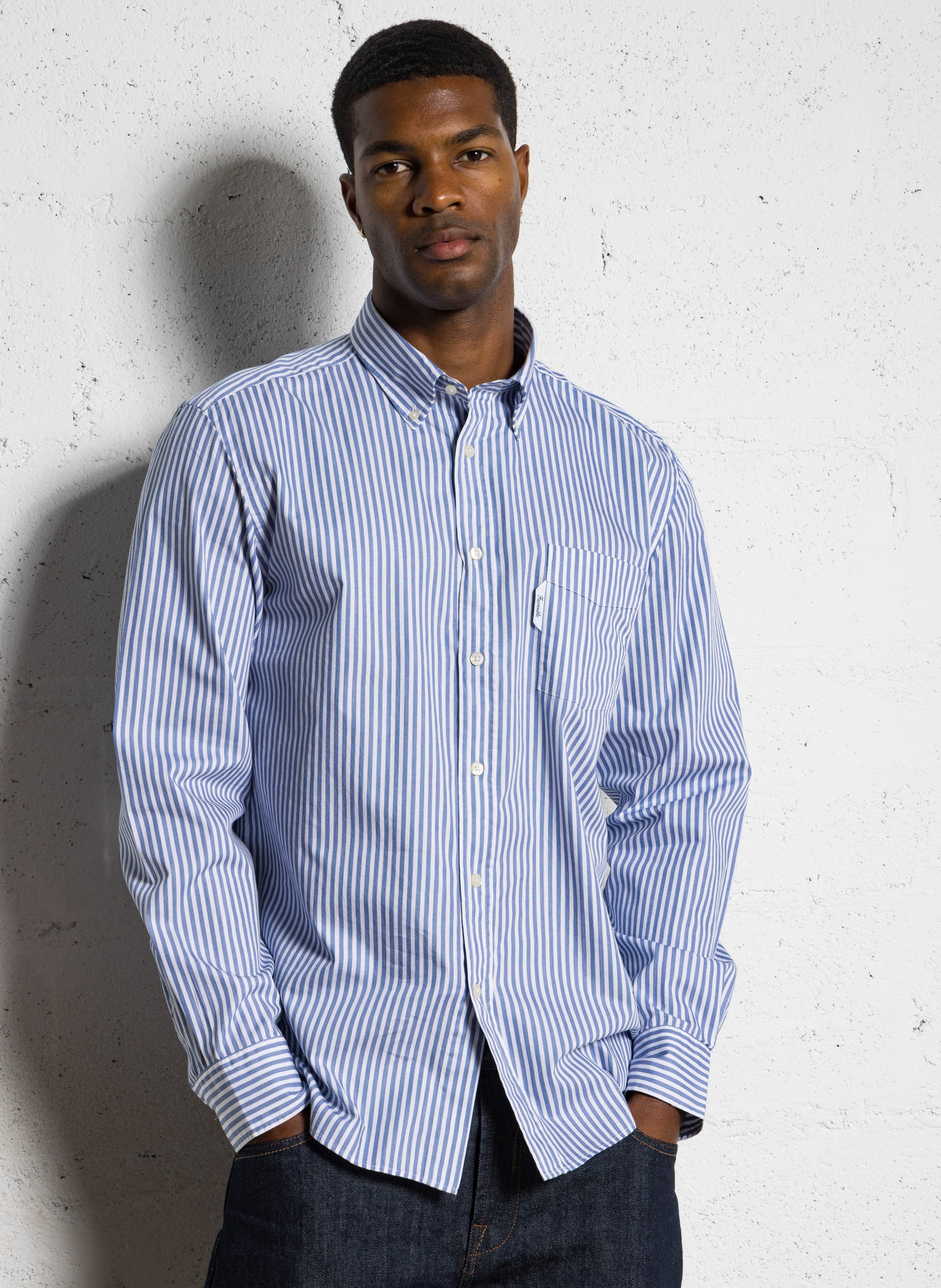 Effen overhemd Colonel FACONNABLE Blauw