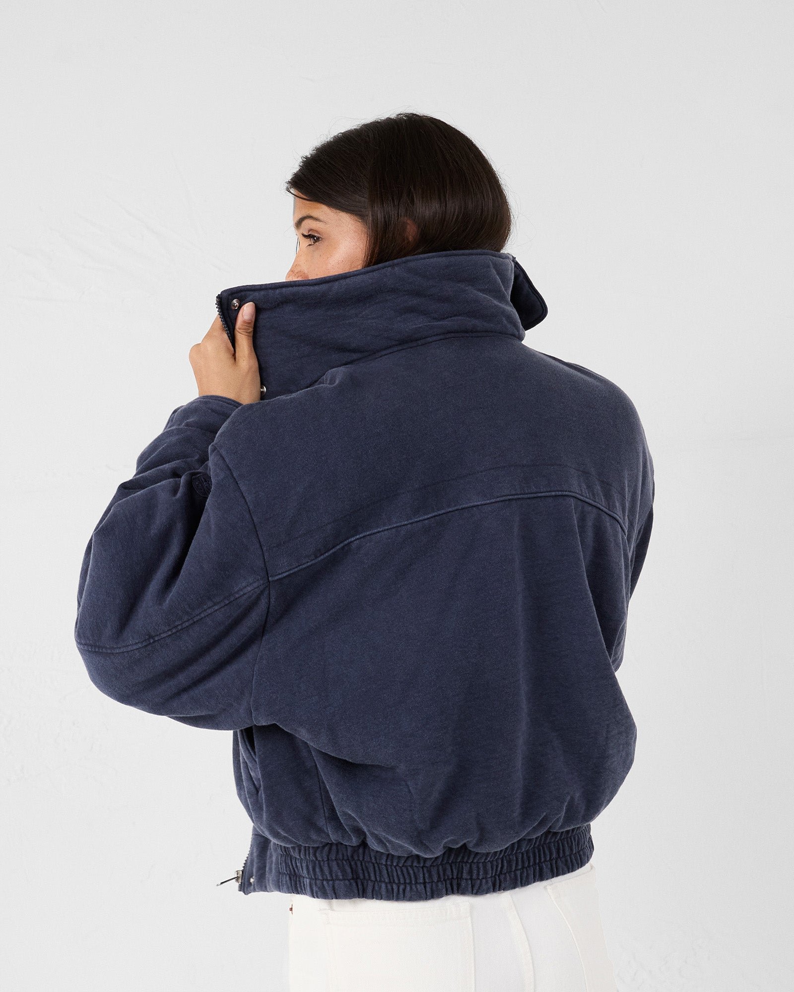 Dory jersey bomber jacket JOTT Blue