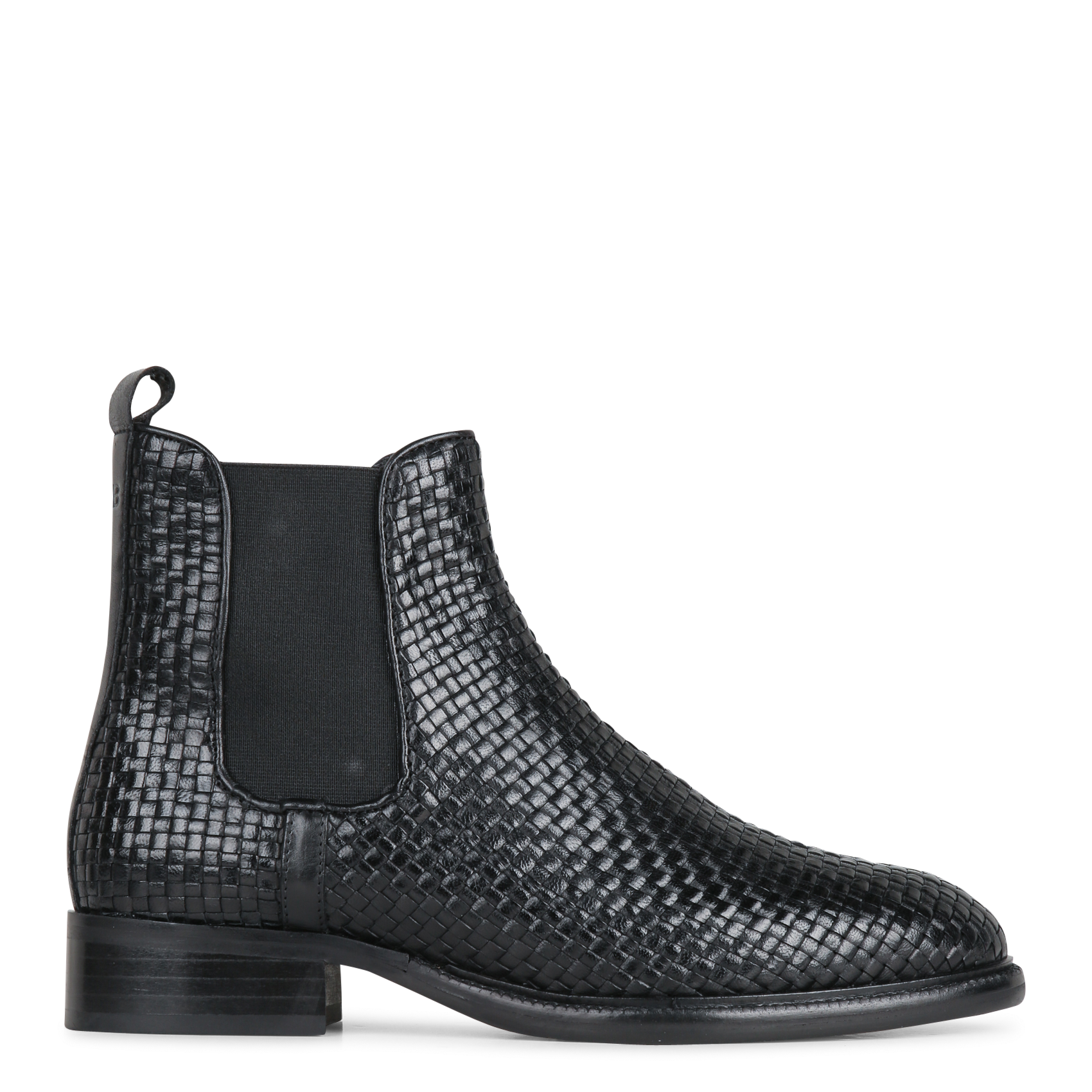 Bottines en cuir tressées JB MARTIN Noir