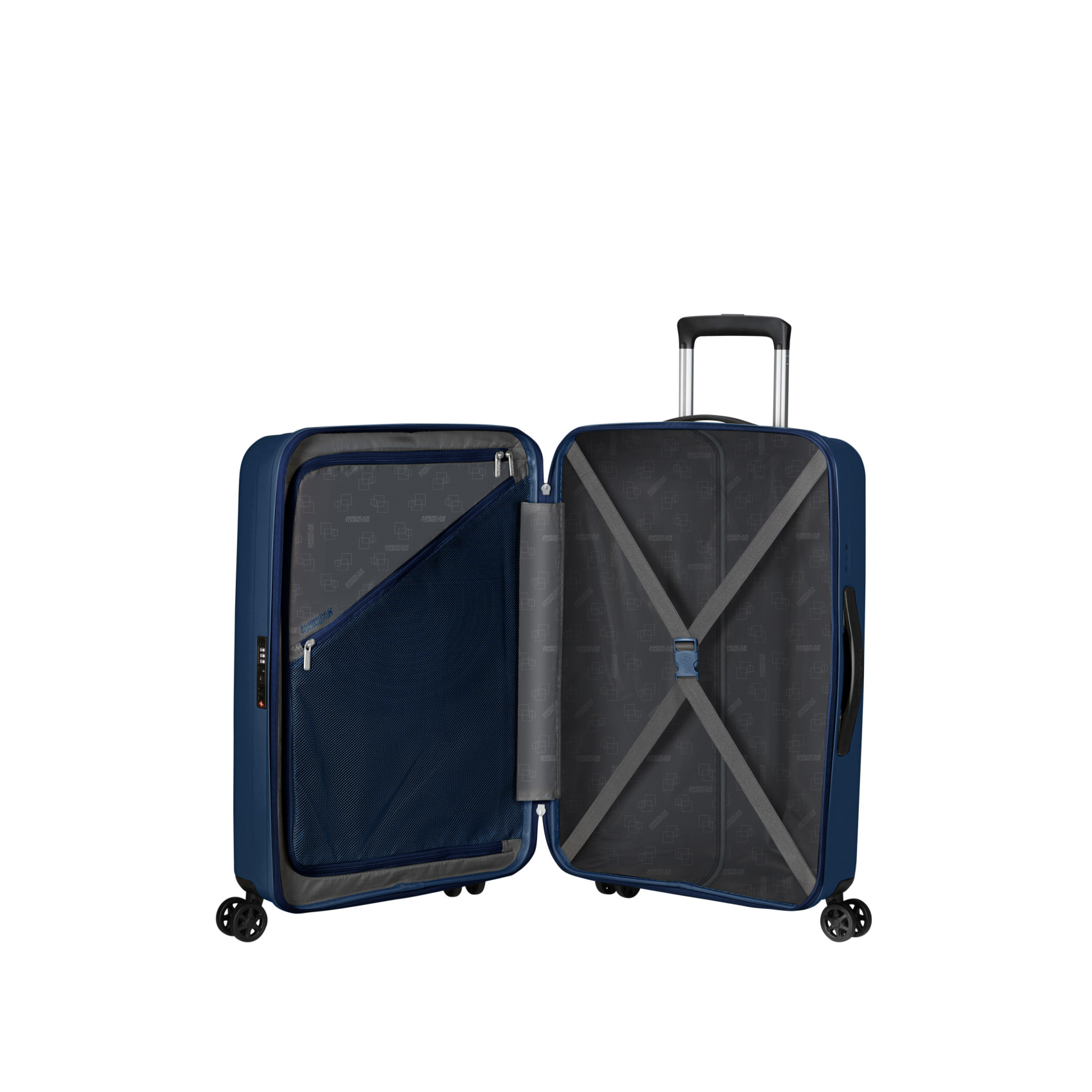Rejoy 4-wheel suitcase size M AMERICAN TOURISTER Blue