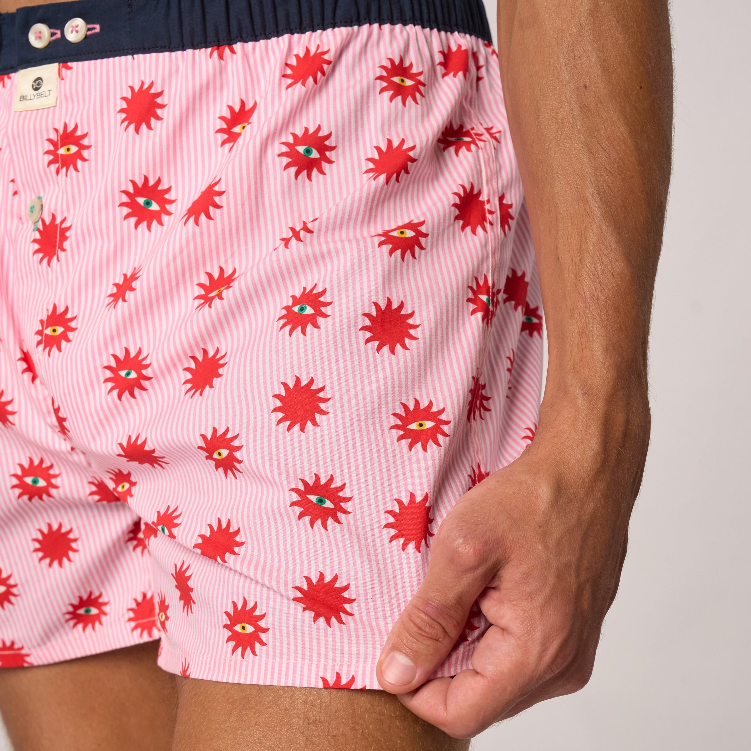 Organic cotton boxer shorts Pink
