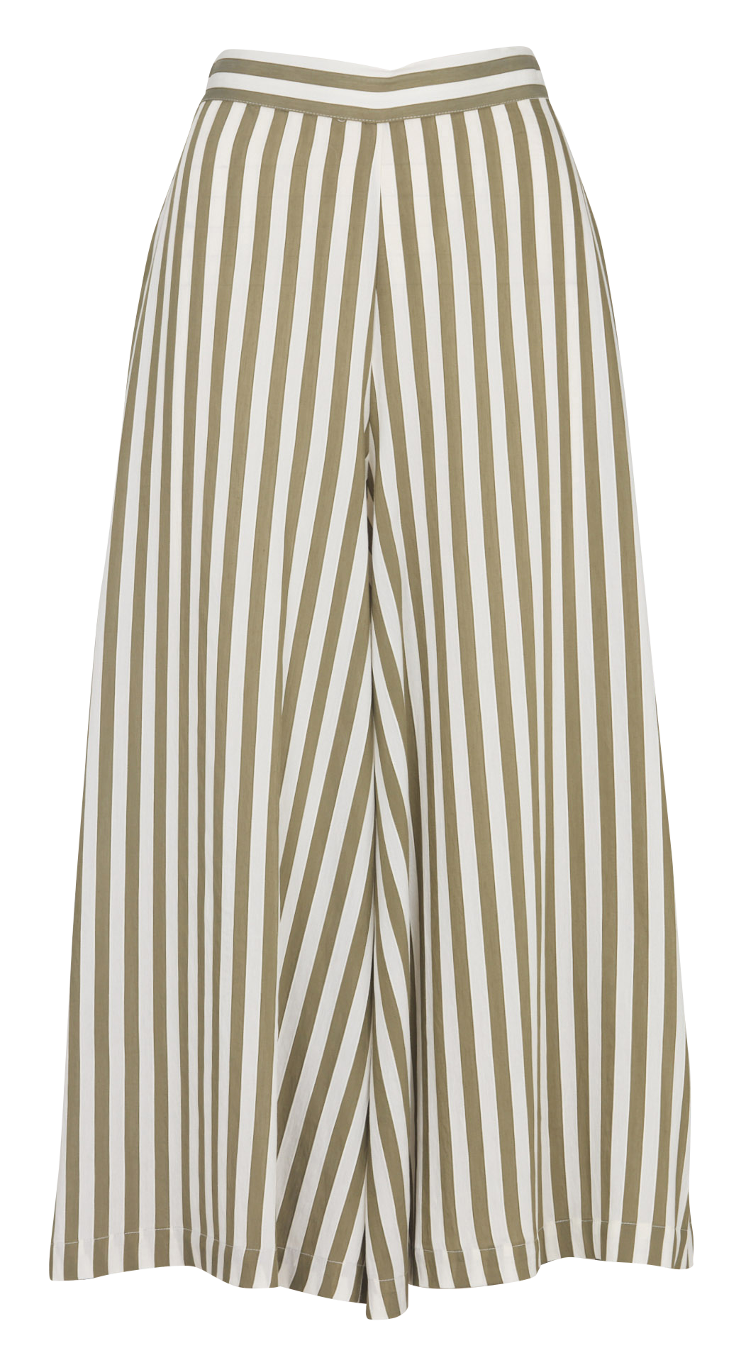 Wide striped cropped pants HUMILITY Multicolored