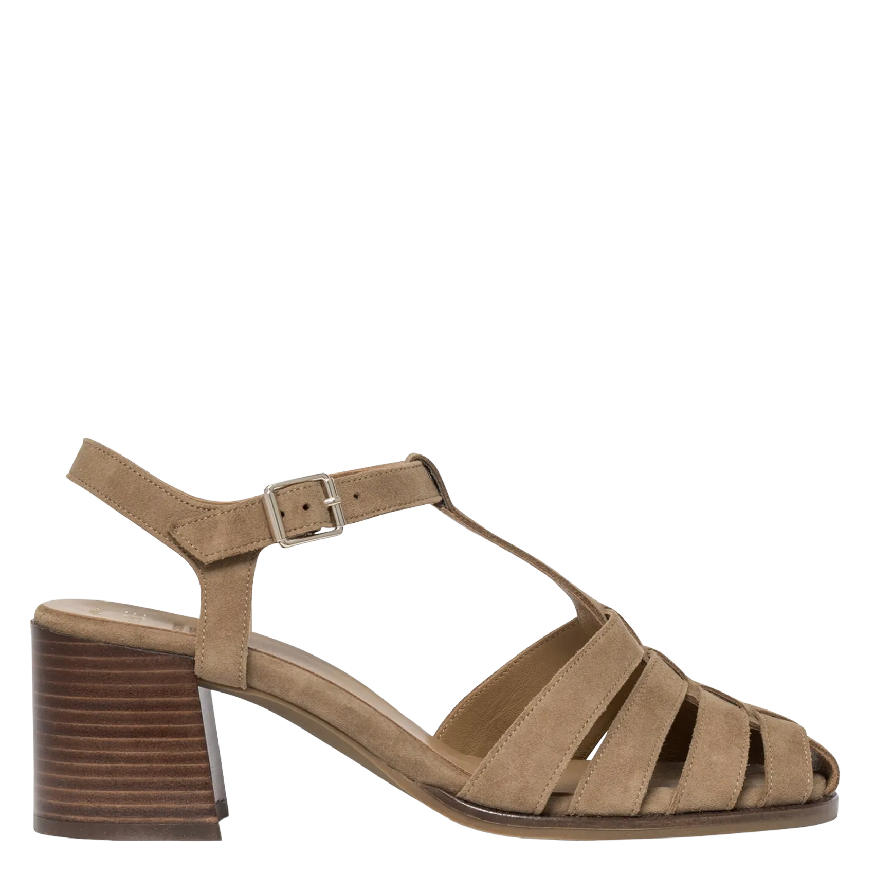 Sandales à talon en cuir BOCAGE